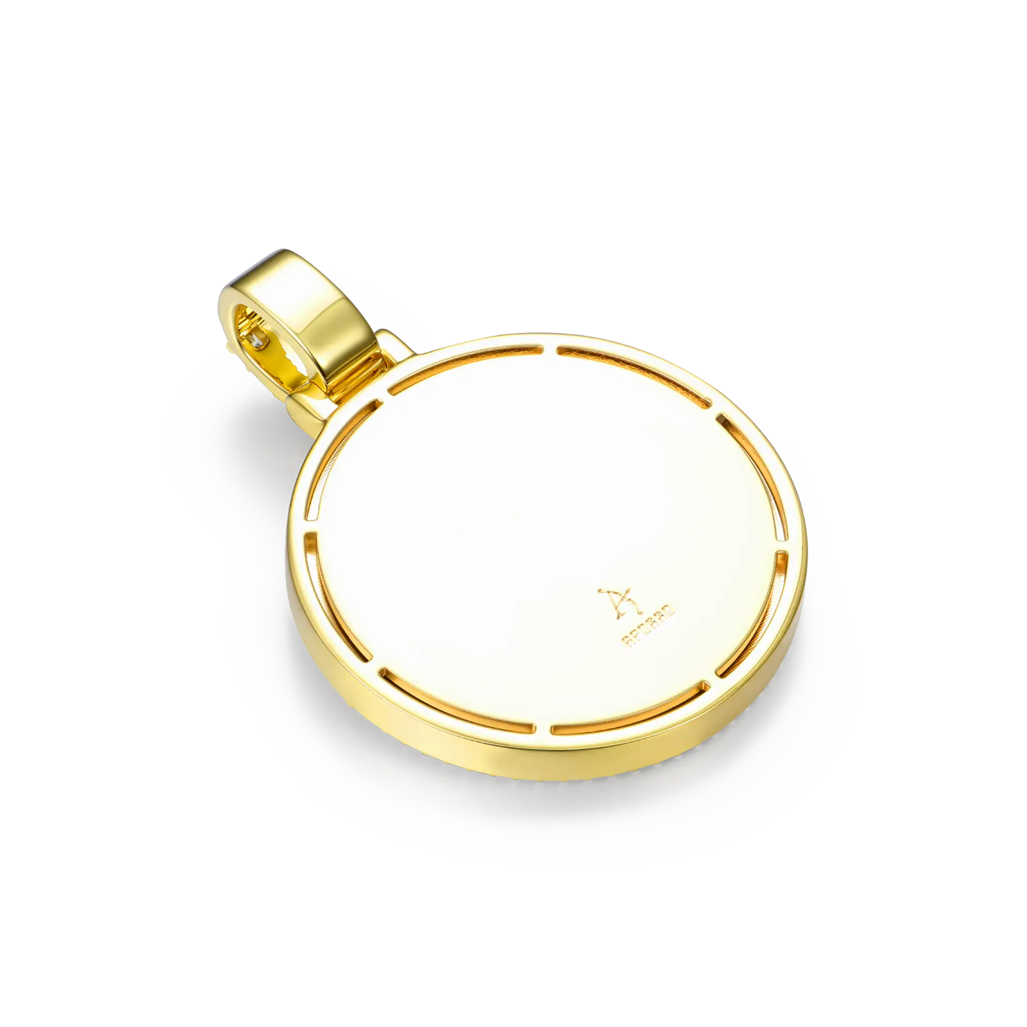 Custom Mosaic Name Medallion Pendant - 38mm