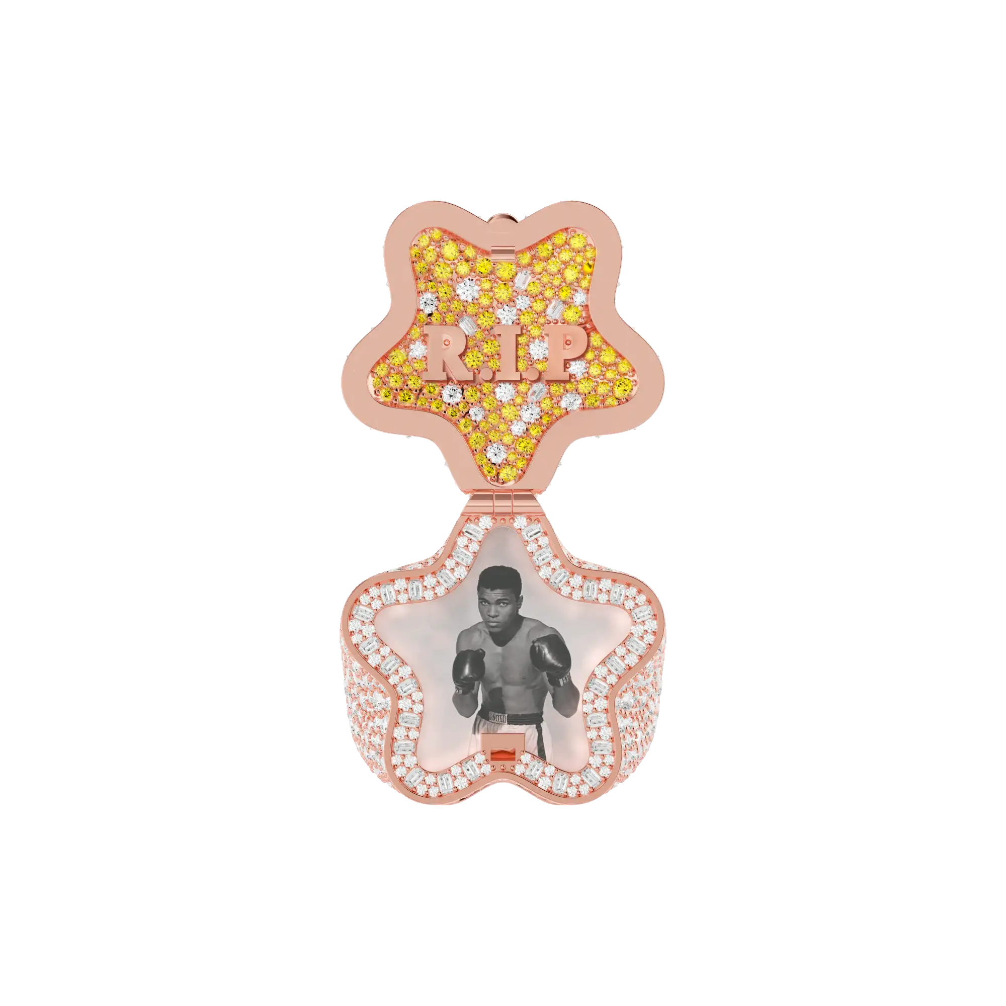 Custom “Star” Flip Photo Ring