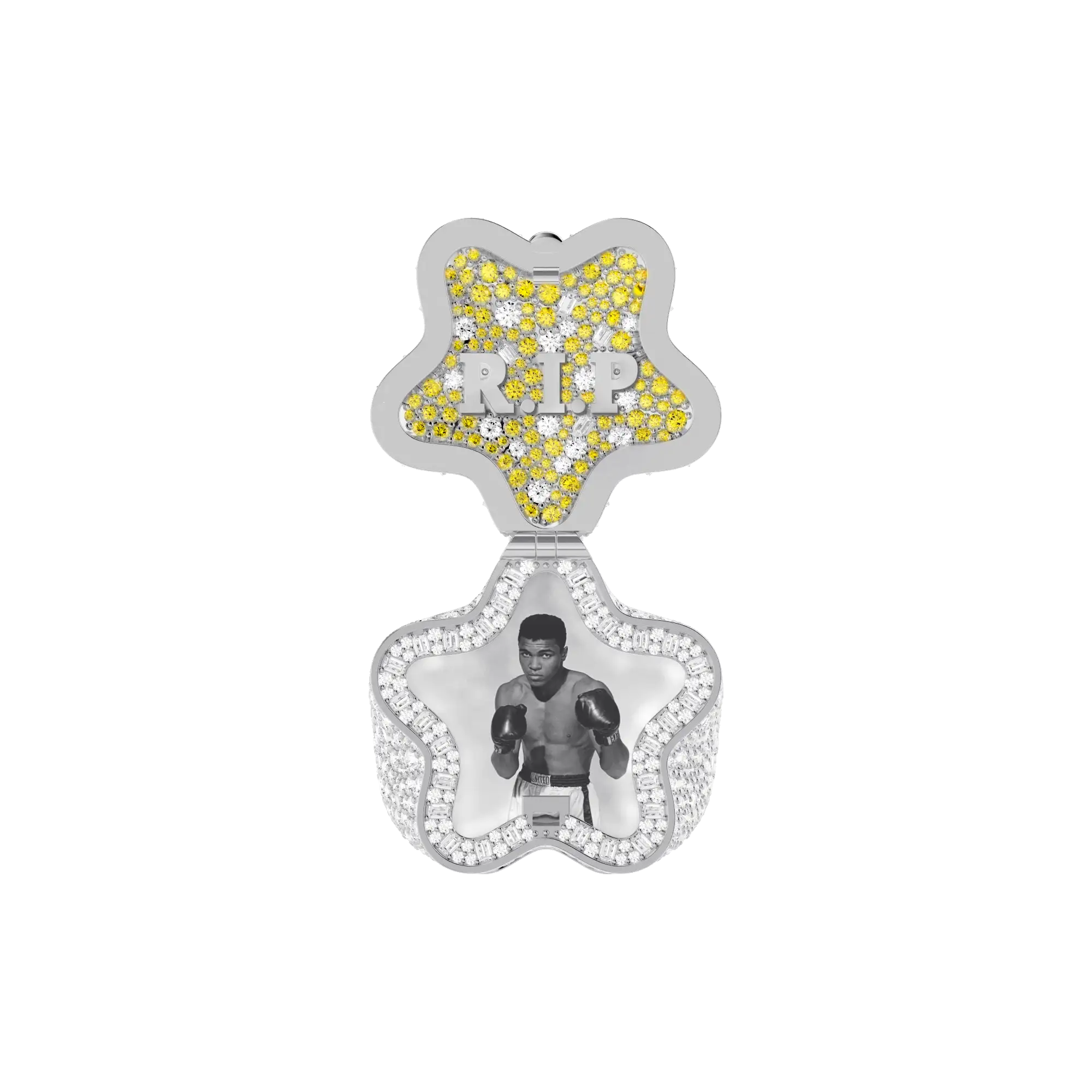 Custom “Star” Flip Photo Ring