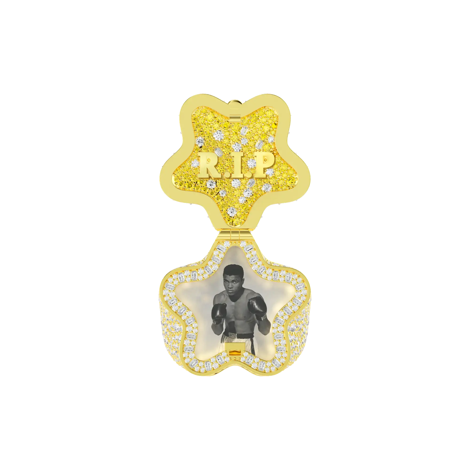 Custom “Star” Flip Photo Ring