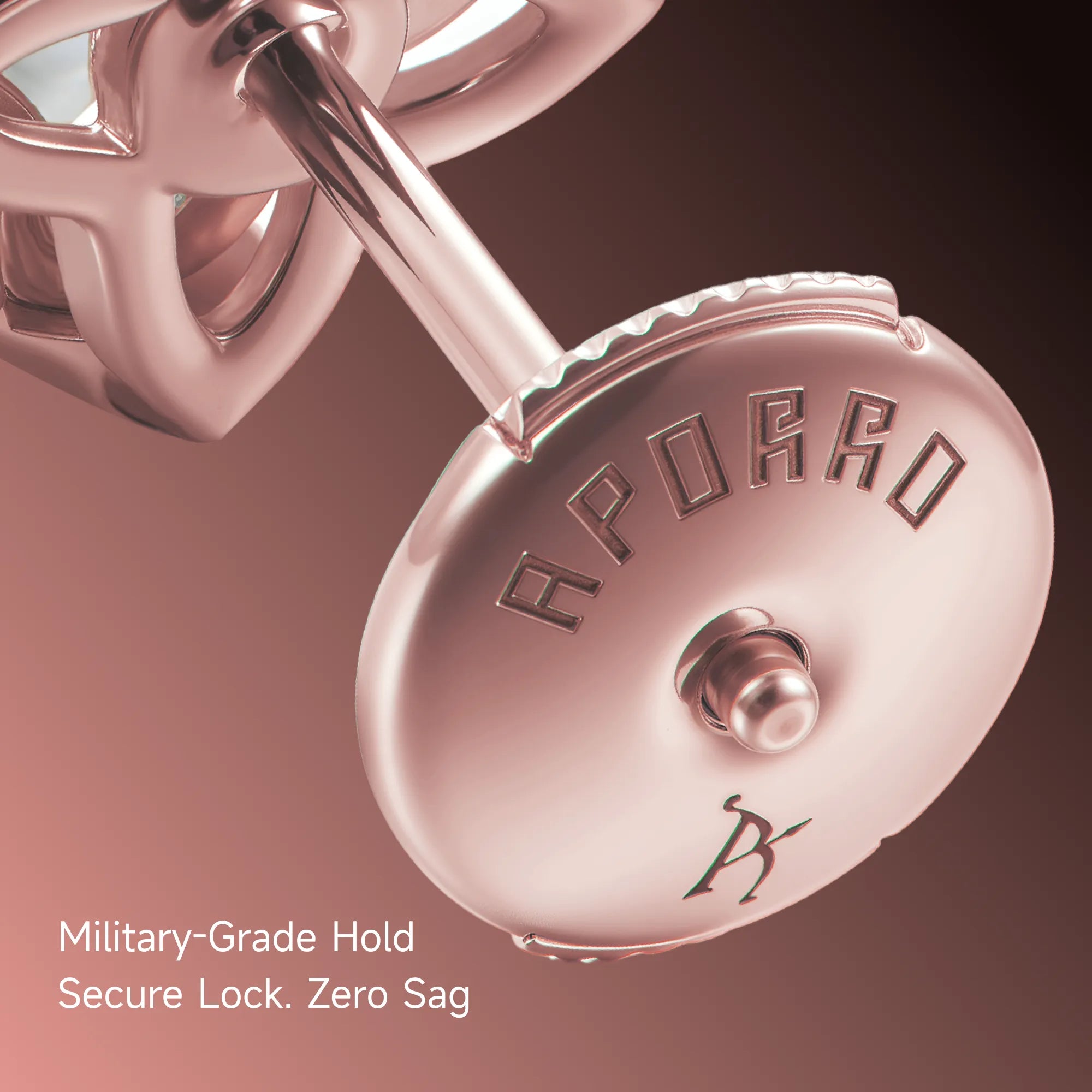 S925 Solid Clover Cut Stud Earrings - Pair