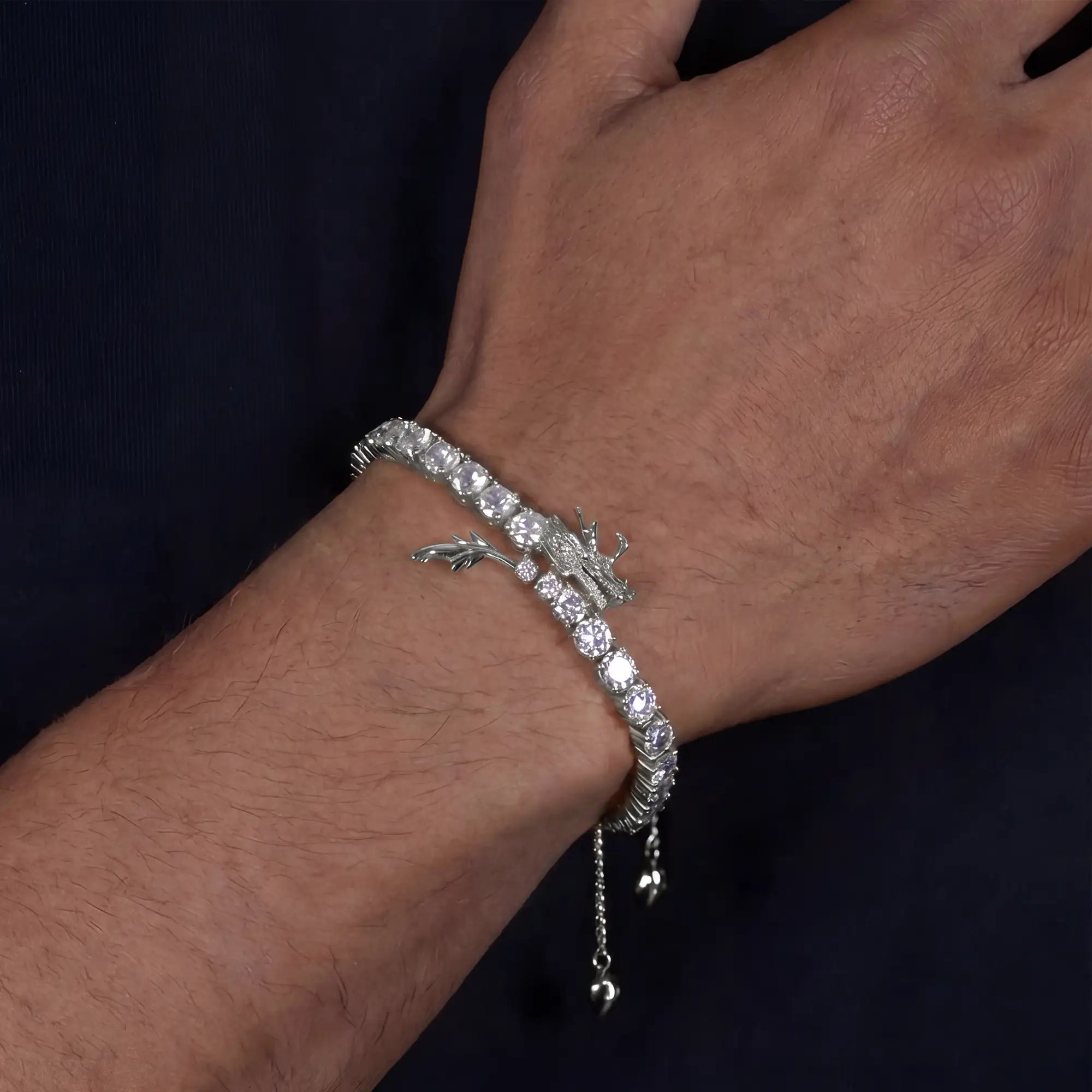 WONG Dragon Tennis Bracelet - 5mm