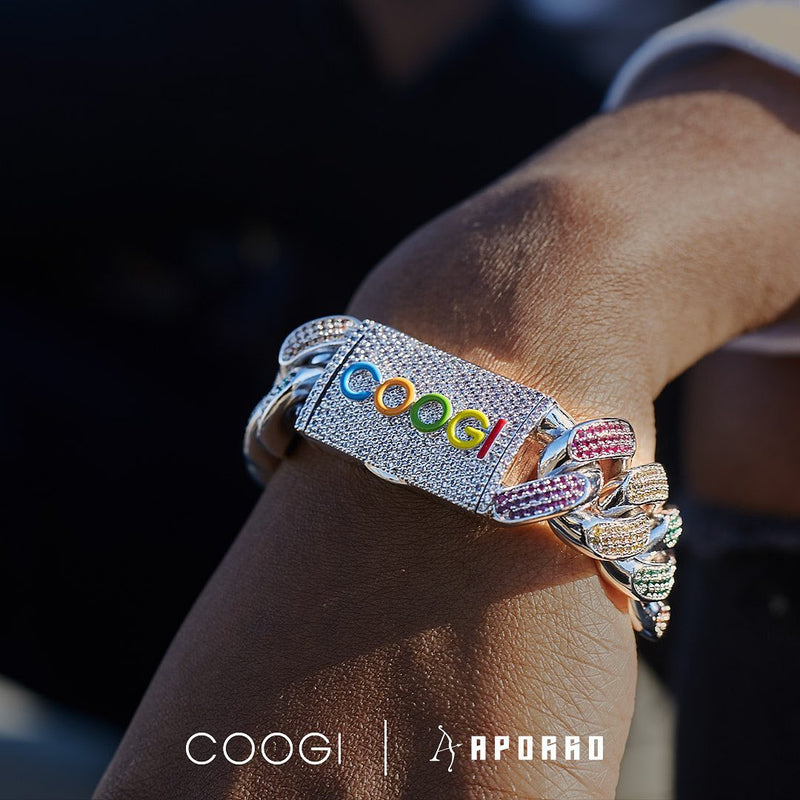 APORRO X COOGI Beating Cuban Bracelet - 19mm - APORRO