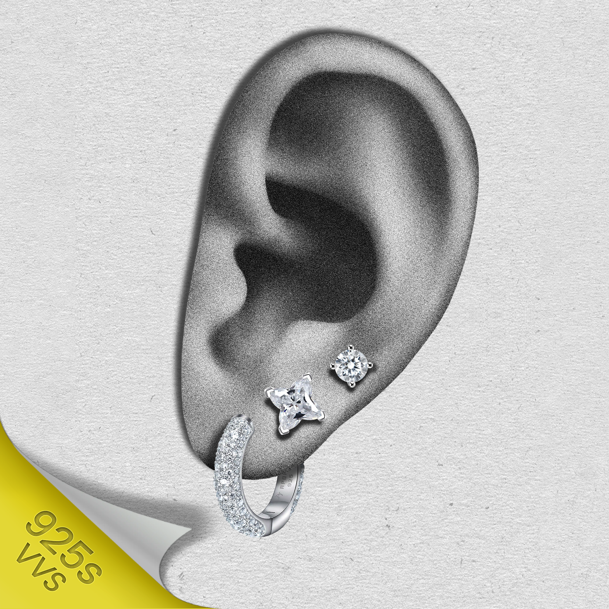 $99 for 3 Single Earrings Bundle