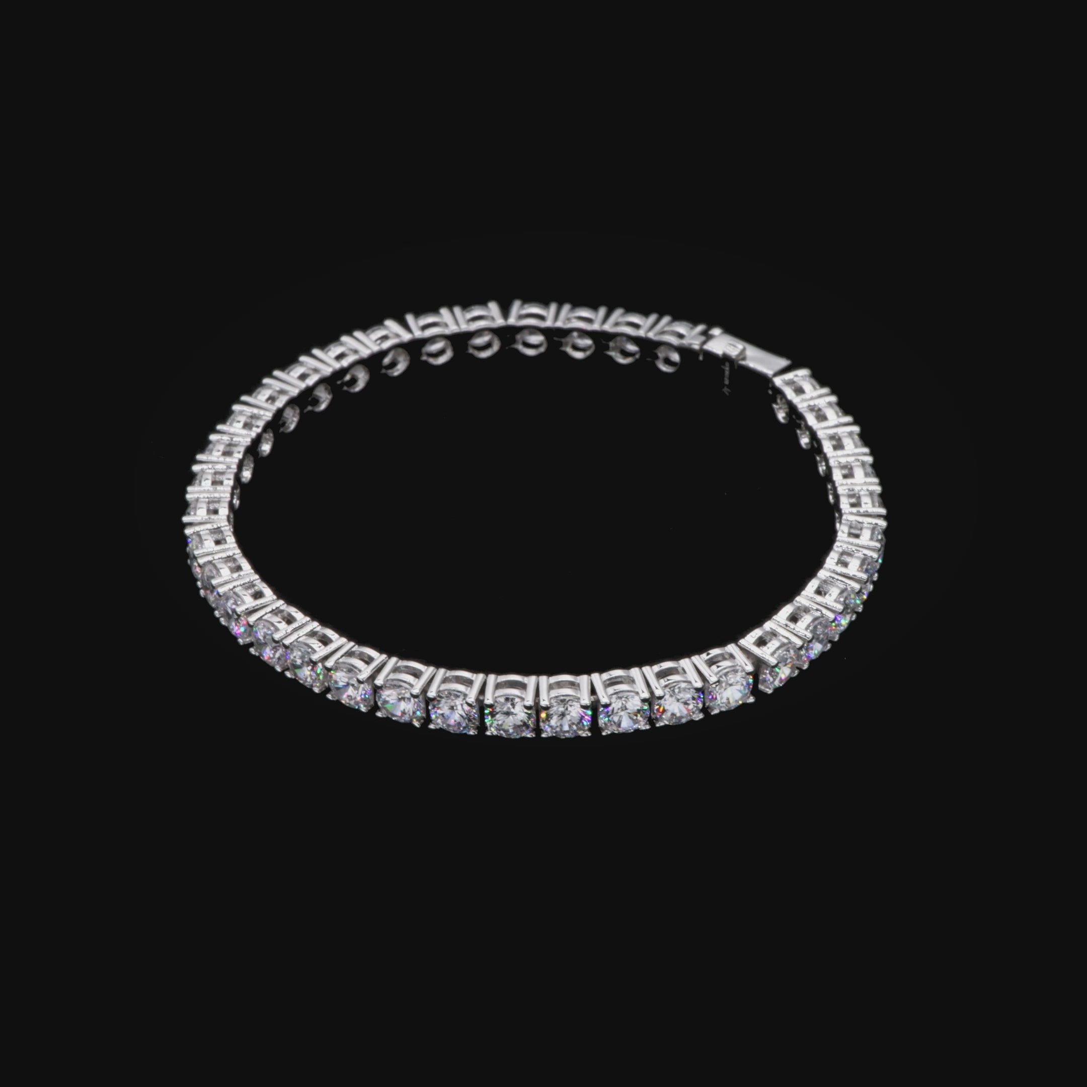 Women's Iced Tennis Bracelet - 5mm