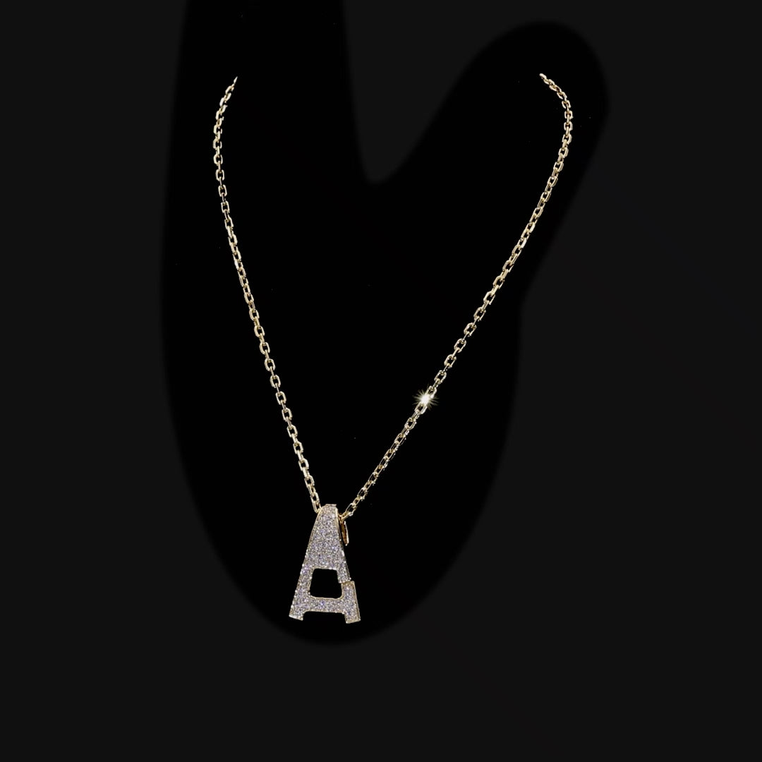 Aporro A® Iced Out Pendant - Medium
