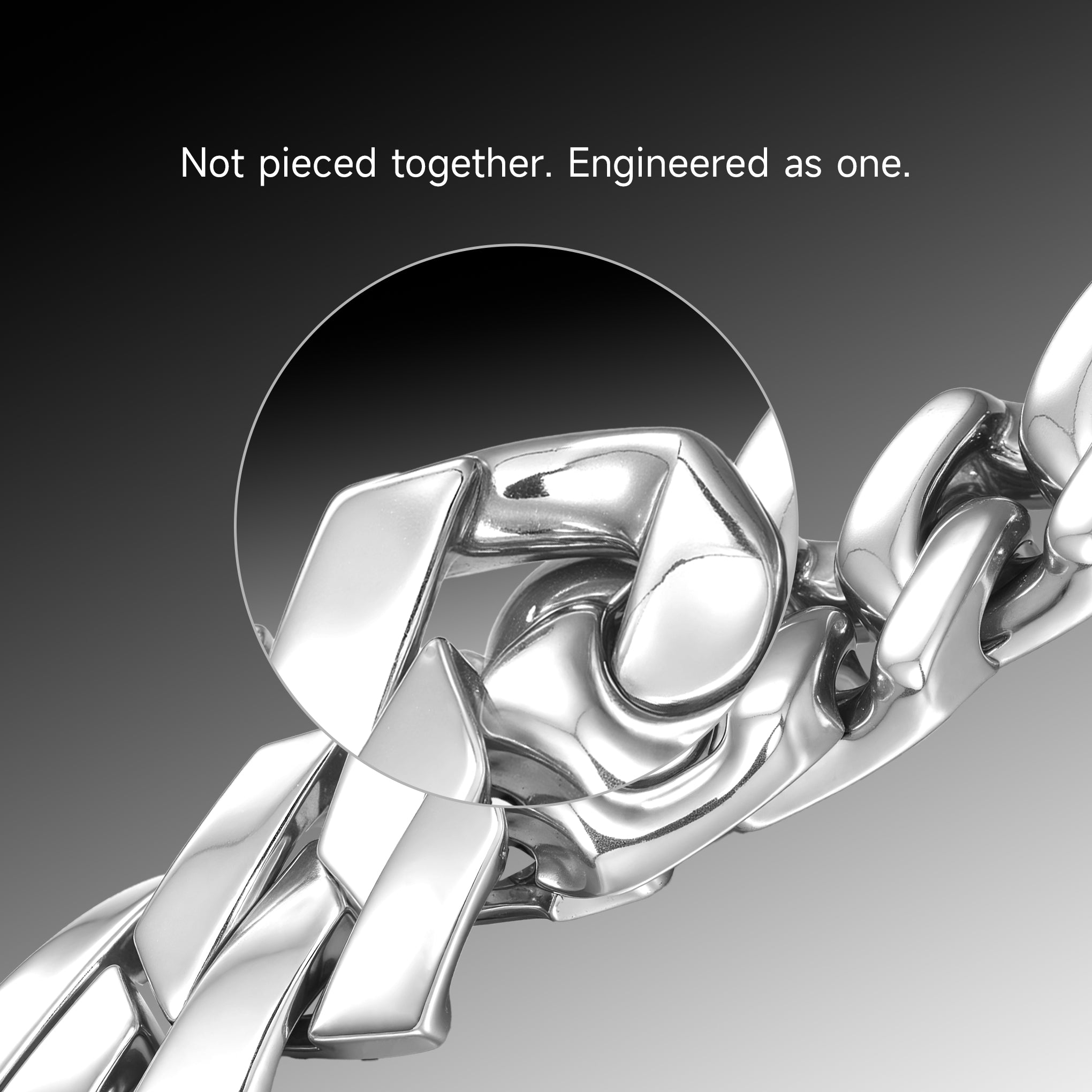 Women's Round Cut Prong Cuban Link Chain - 12mm