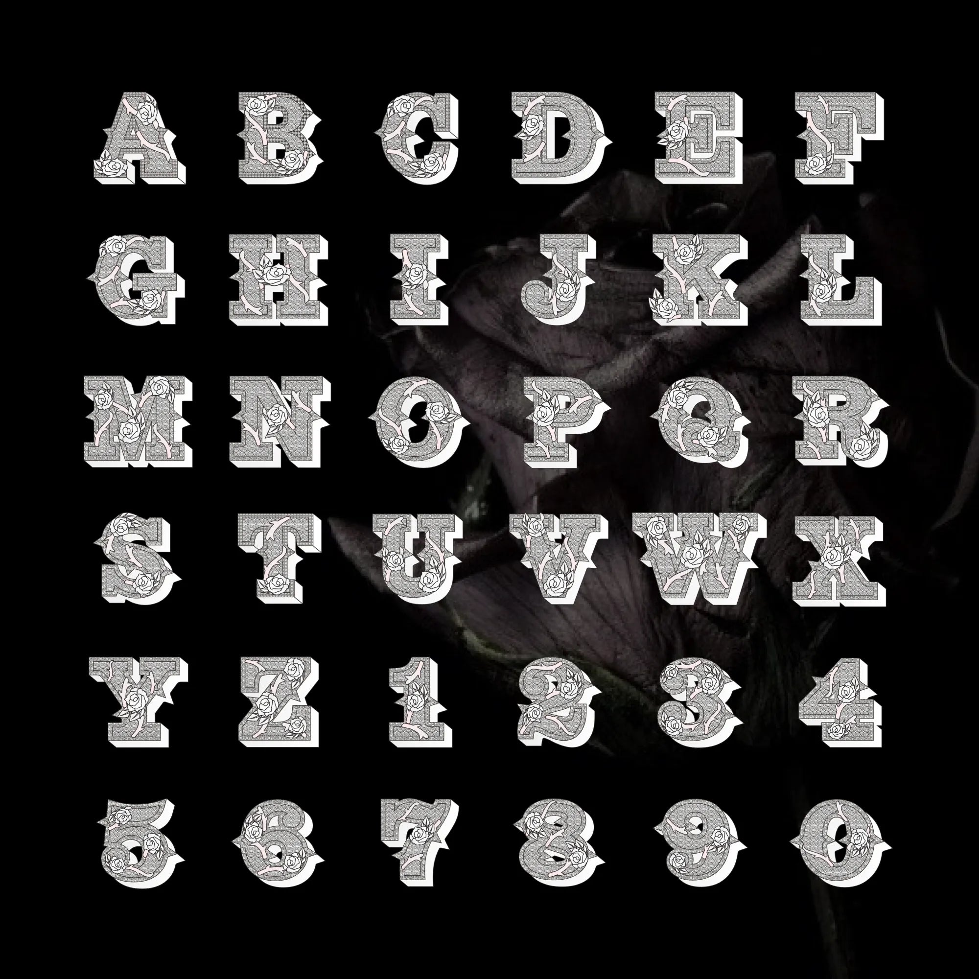 Rose Script Luxe Layer Set