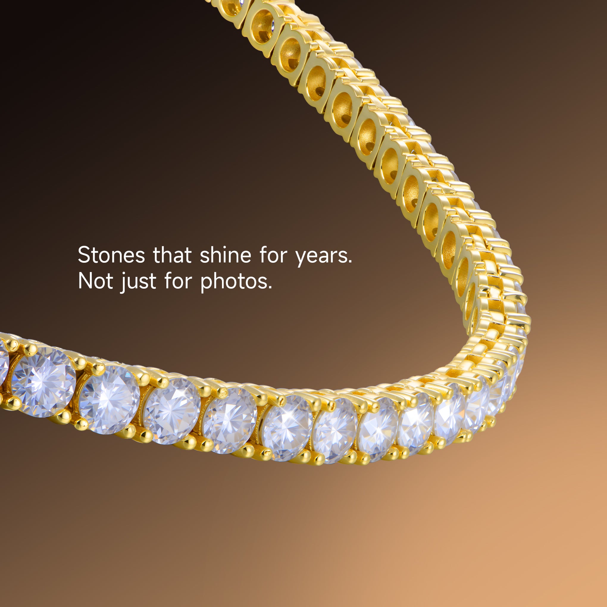 Moissanite Iced Tennis Chain - 5mm