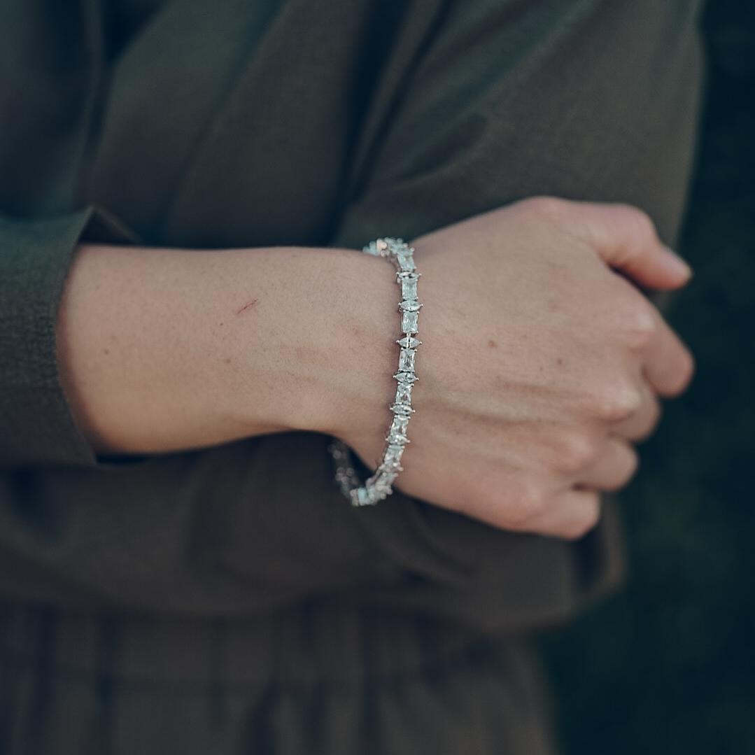 Women's Refined Luster Tennis Bracelet - 6mm