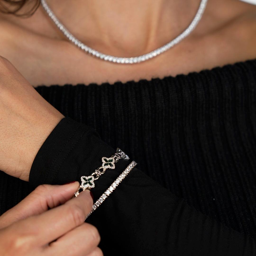 Women's Iced Tennis Bracelet - 3mm