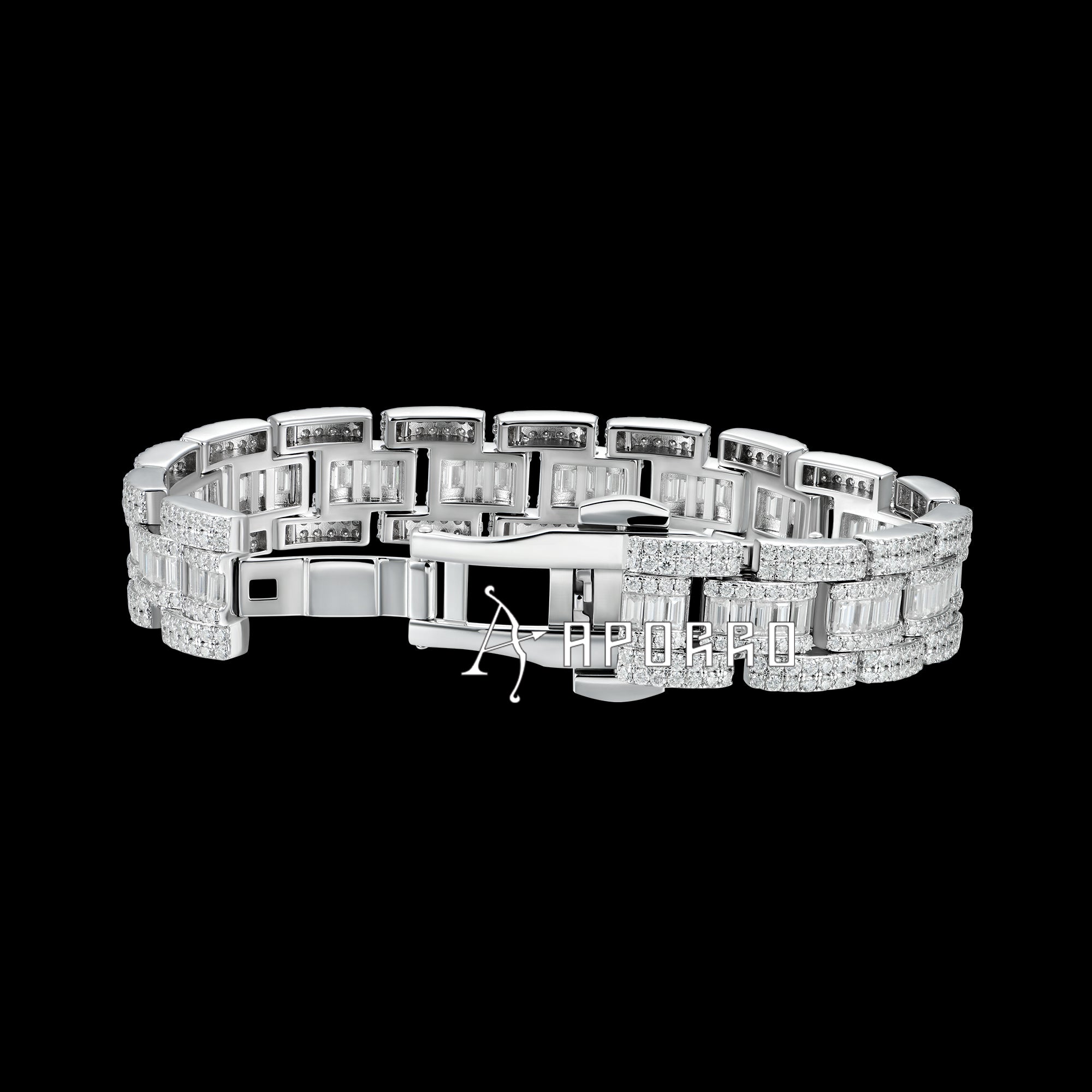 APORRO Premium 15mm 7inches Custom Watch style Bracelet