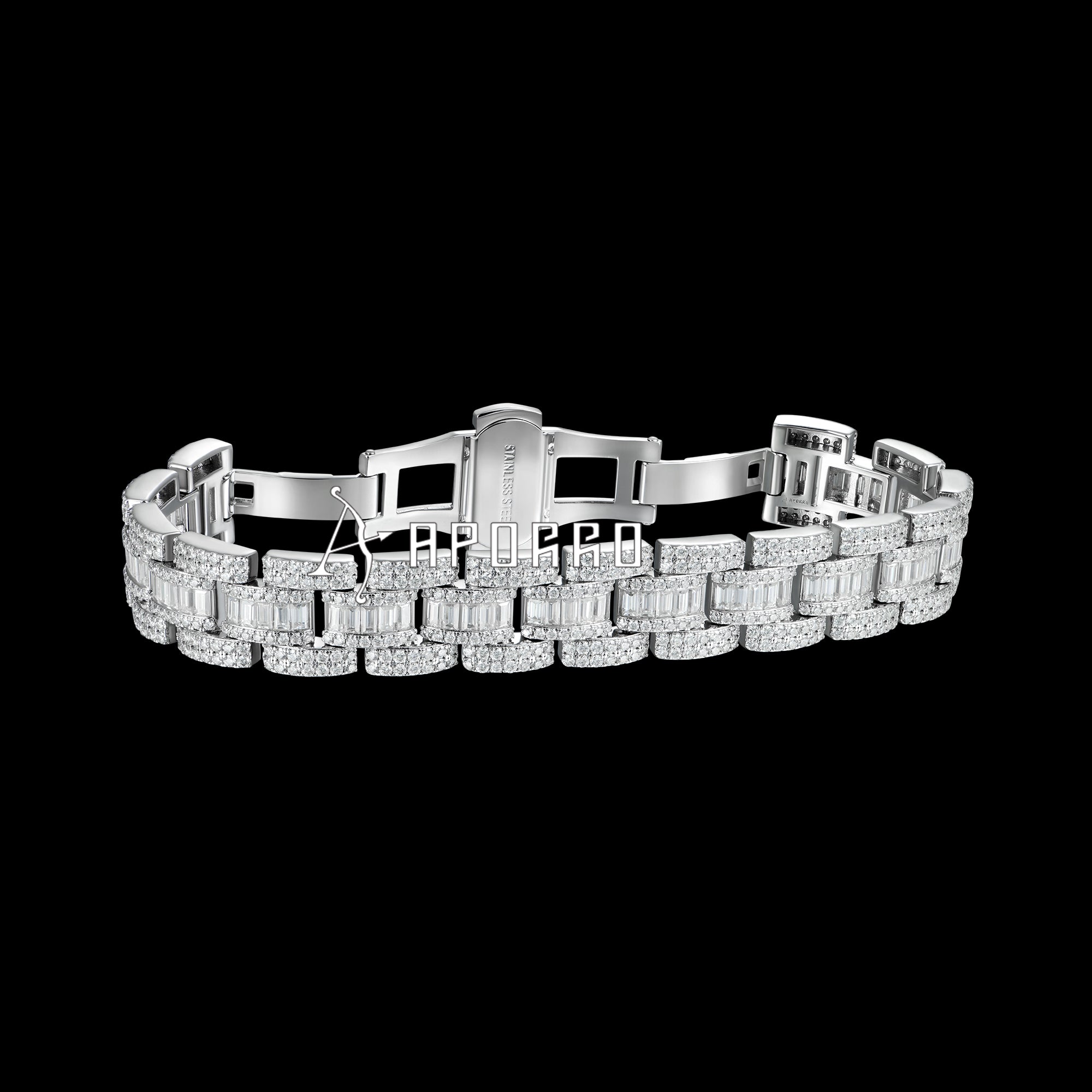 APORRO Premium 15mm 7inches Custom Watch style Bracelet