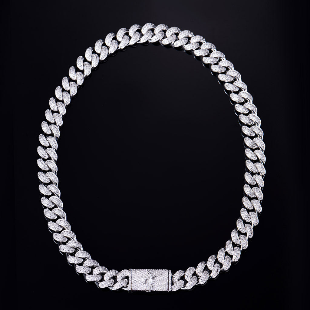 12mm Aporro New Box Clasp Cuban Link Chain