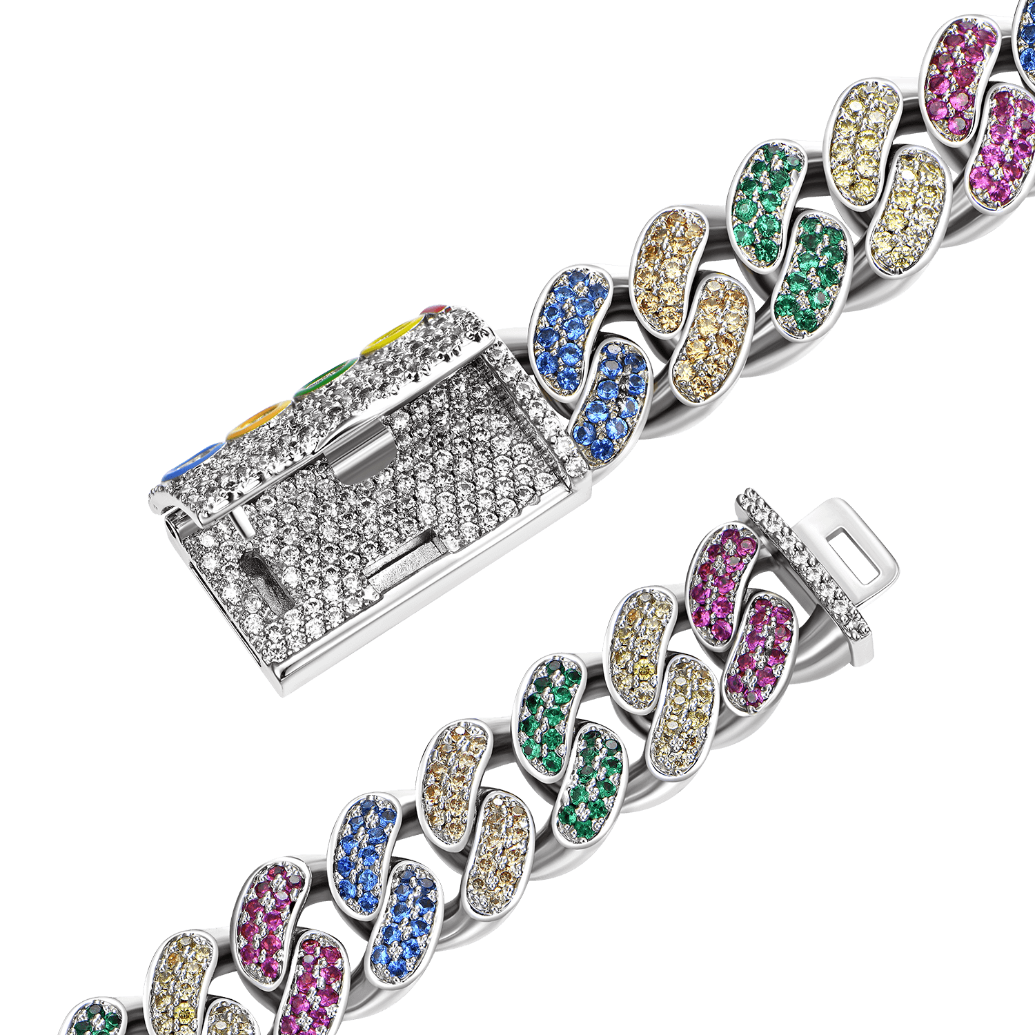 APORRO X COOGI Beating Cuban Bracelet - 12mm