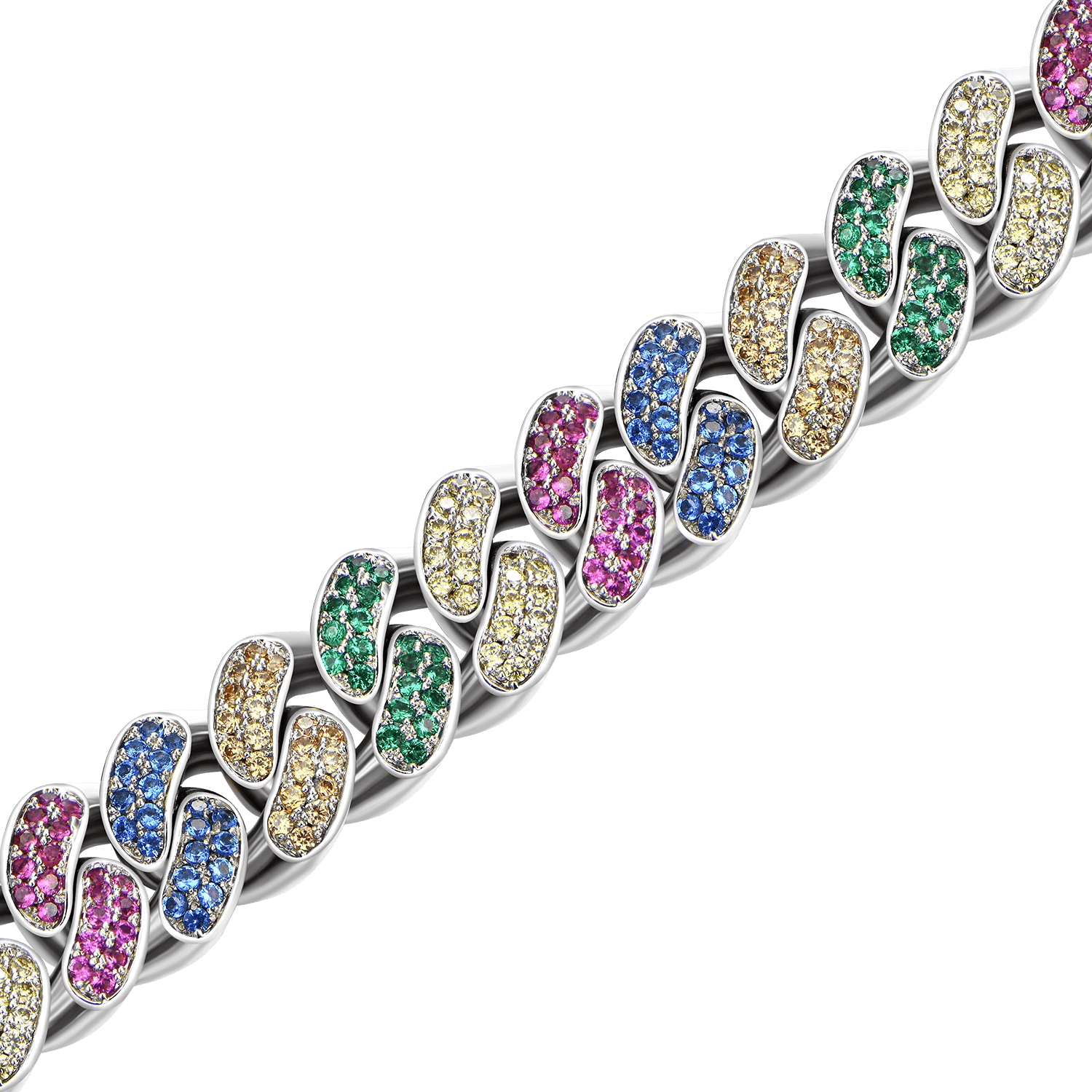 APORRO X COOGI Beating Cuban Bracelet - 12mm