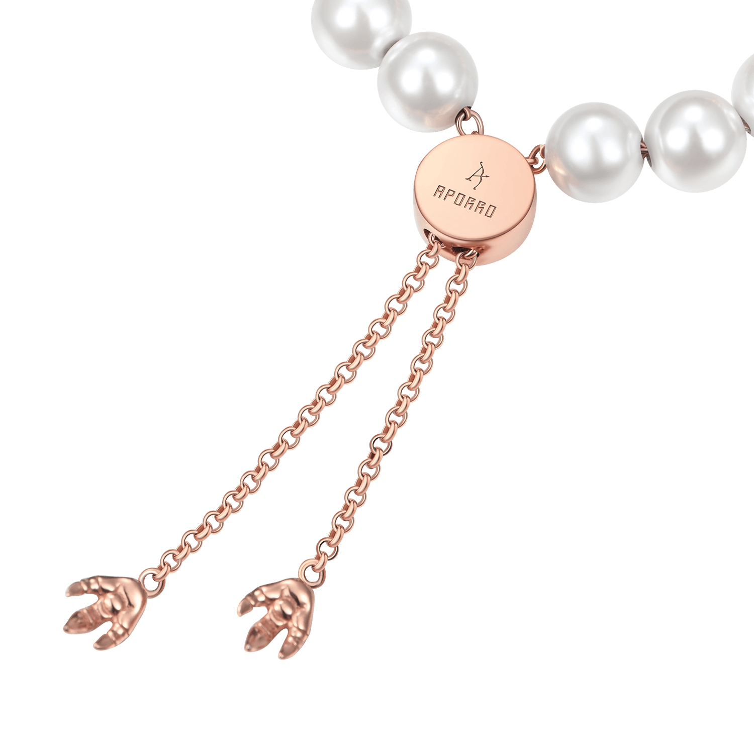 WONG Dragon Pearl and Bead Adjustable Bracelet - 8mm