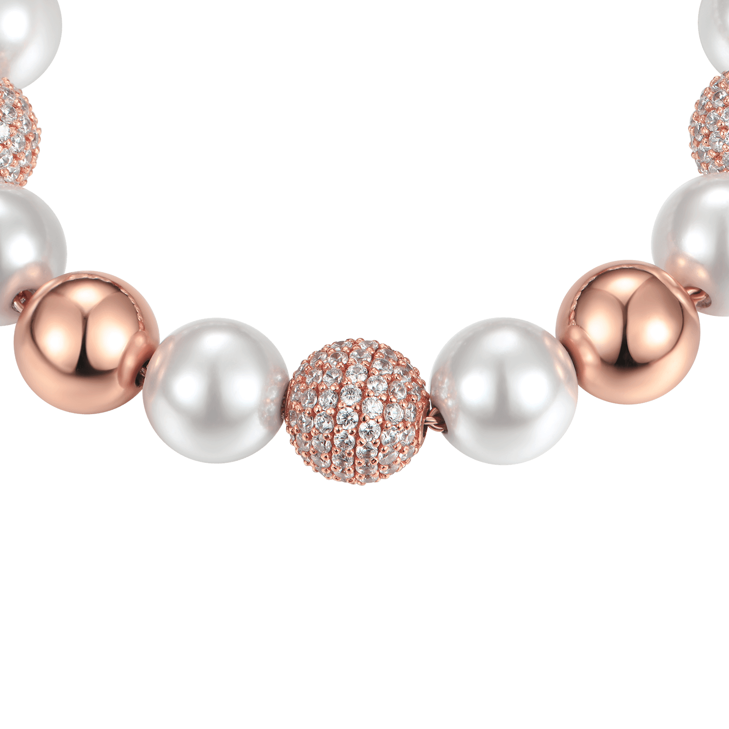 WONG Dragon Pearl and Bead Adjustable Bracelet - 8mm
