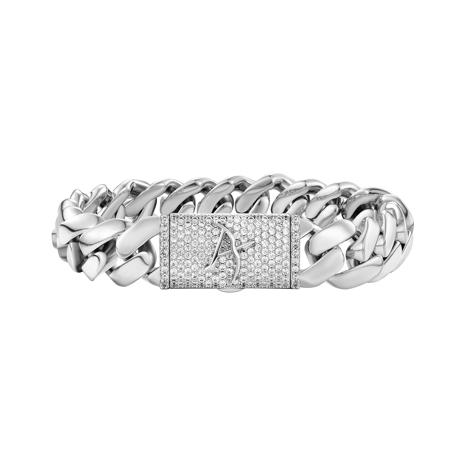 Solid Miami Cuban Bracelet - 12mm