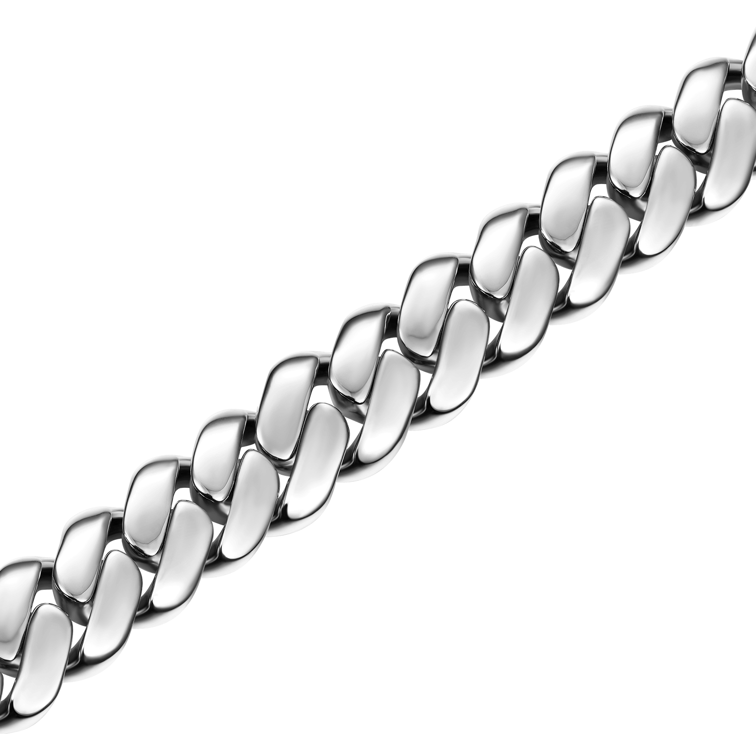 Solid Miami Cuban Bracelet - 12mm