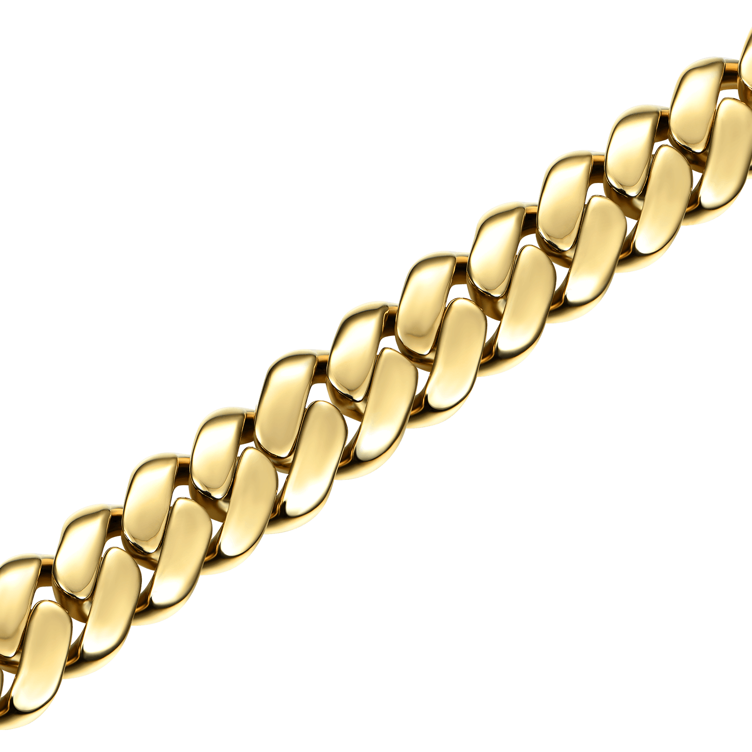 Solid Miami Cuban Bracelet - 12mm