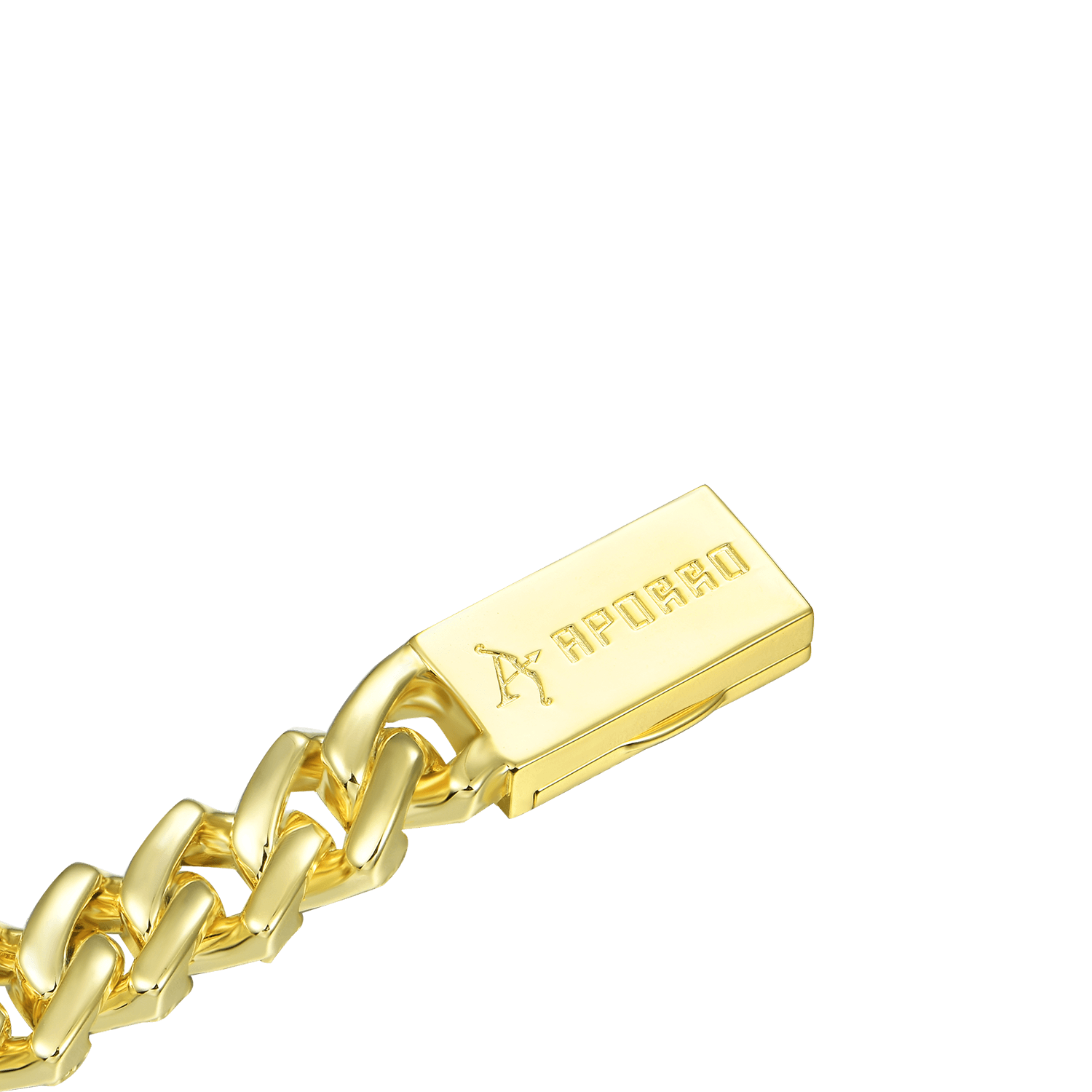 Emerald Cut Prong Cuban Link Bracelet - 15mm