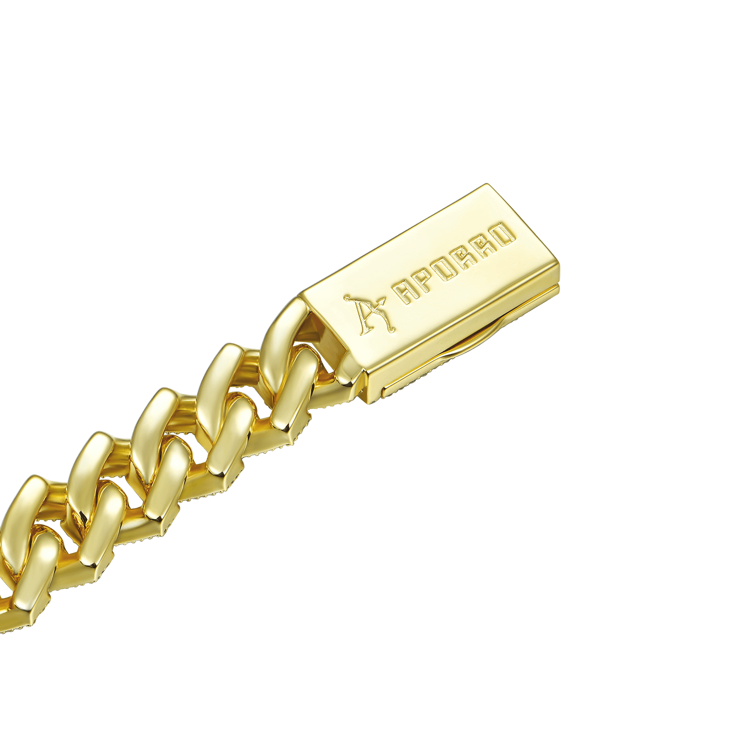 Halo Emerald Cut Prong Cuban Link Bracelet