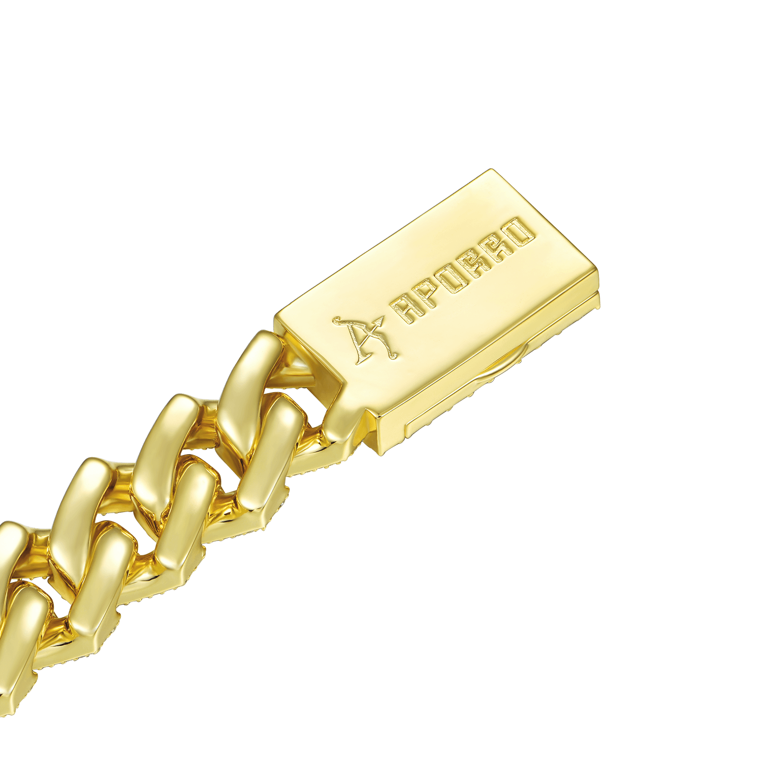 Halo Emerald Cut Prong Cuban Link Bracelet