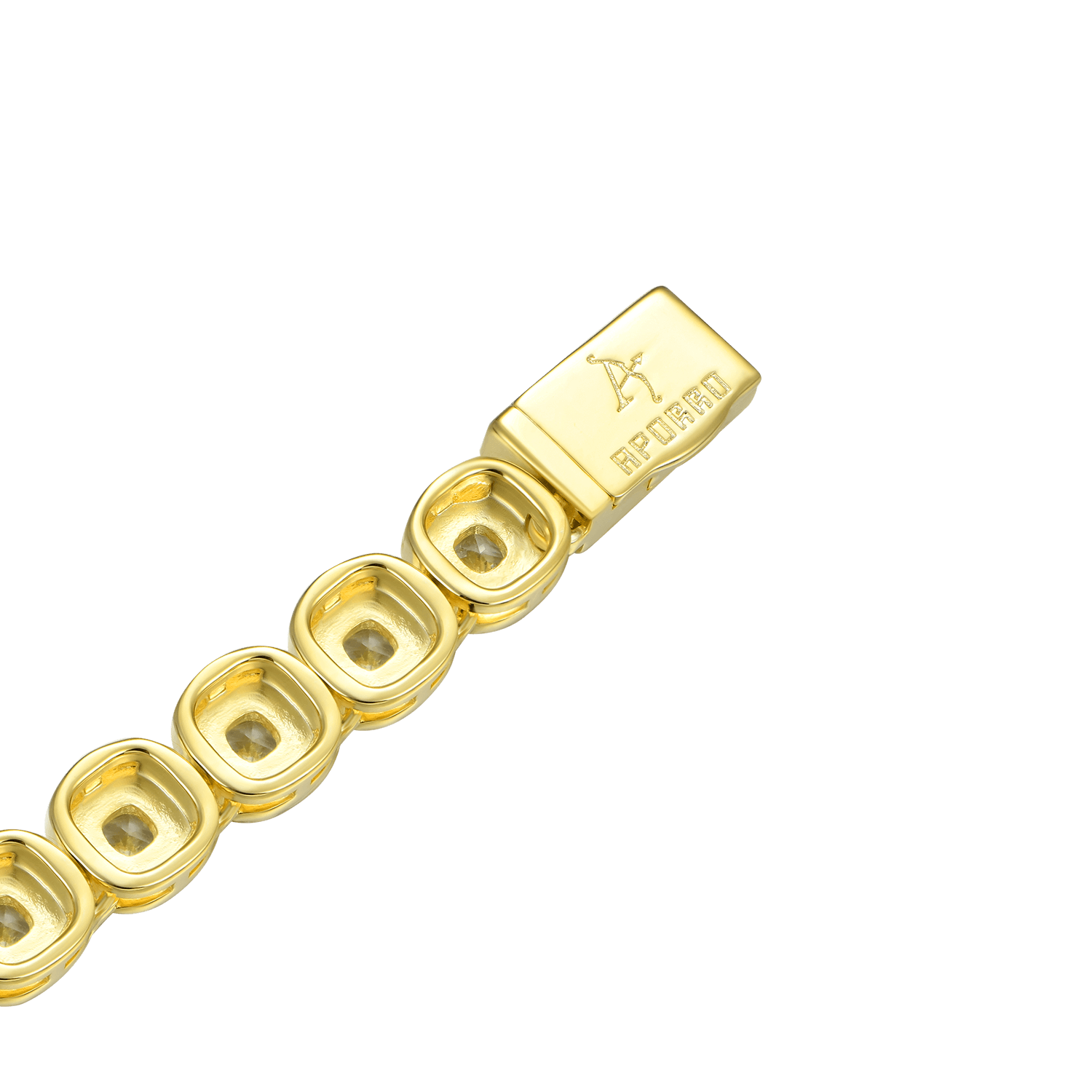 Women's Cushion Cut Clustered Tennis Chain - 7mm