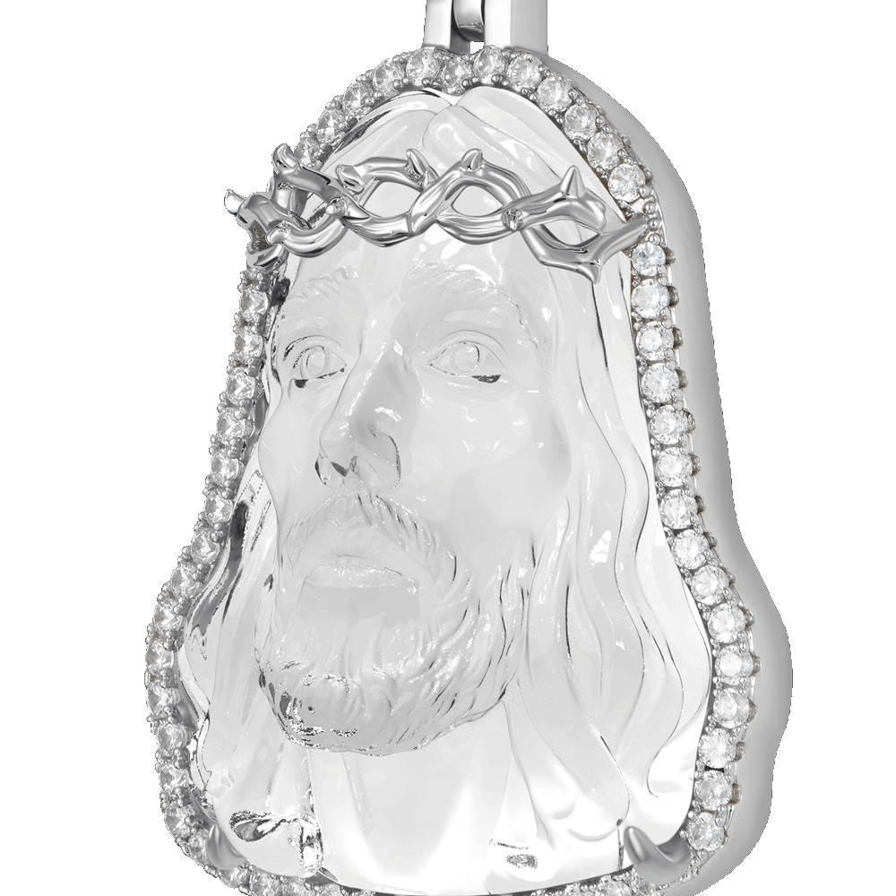 Arcenciel Gospel Transparent Jesus Pendant