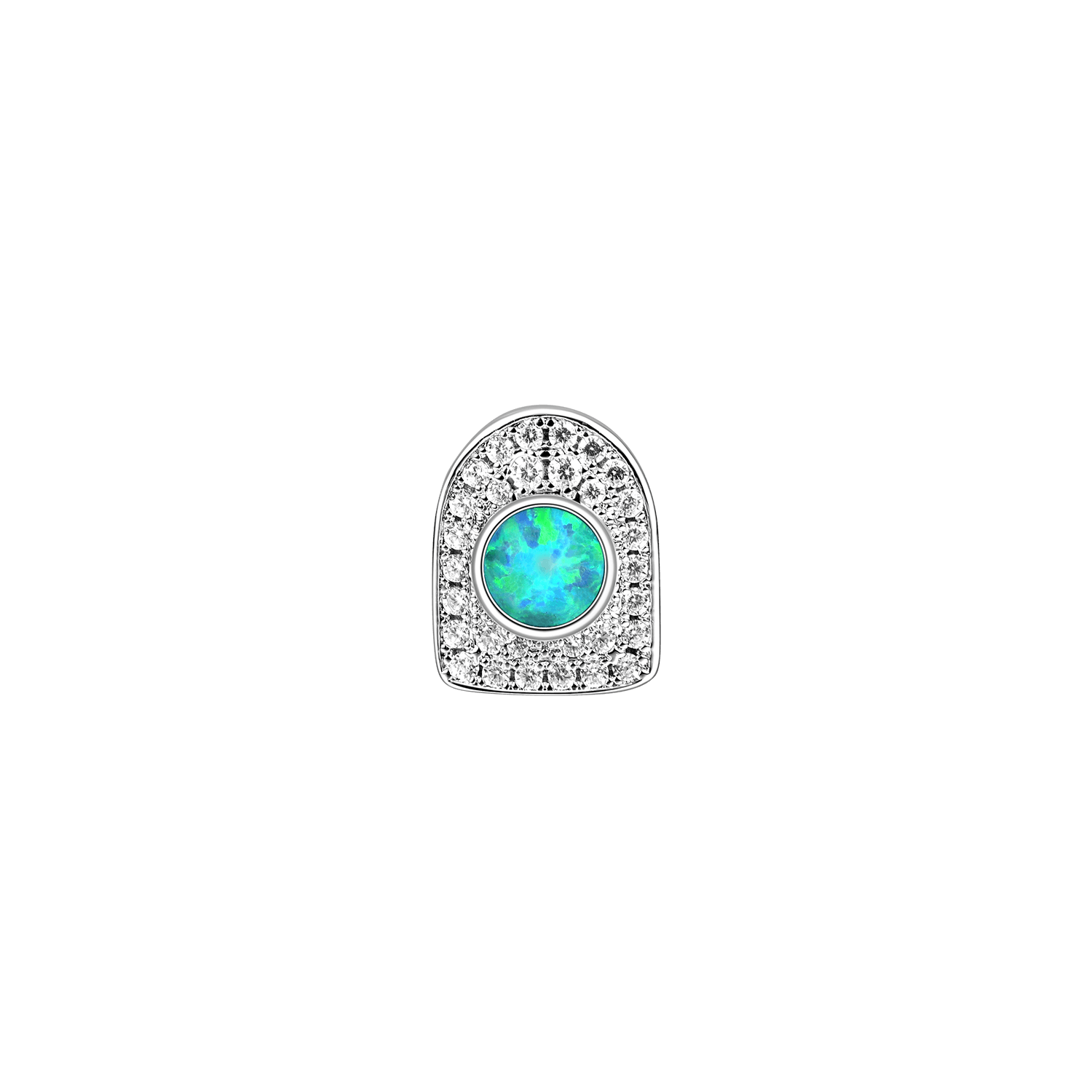 Pre-made Single/Double Cap Opal Grillz