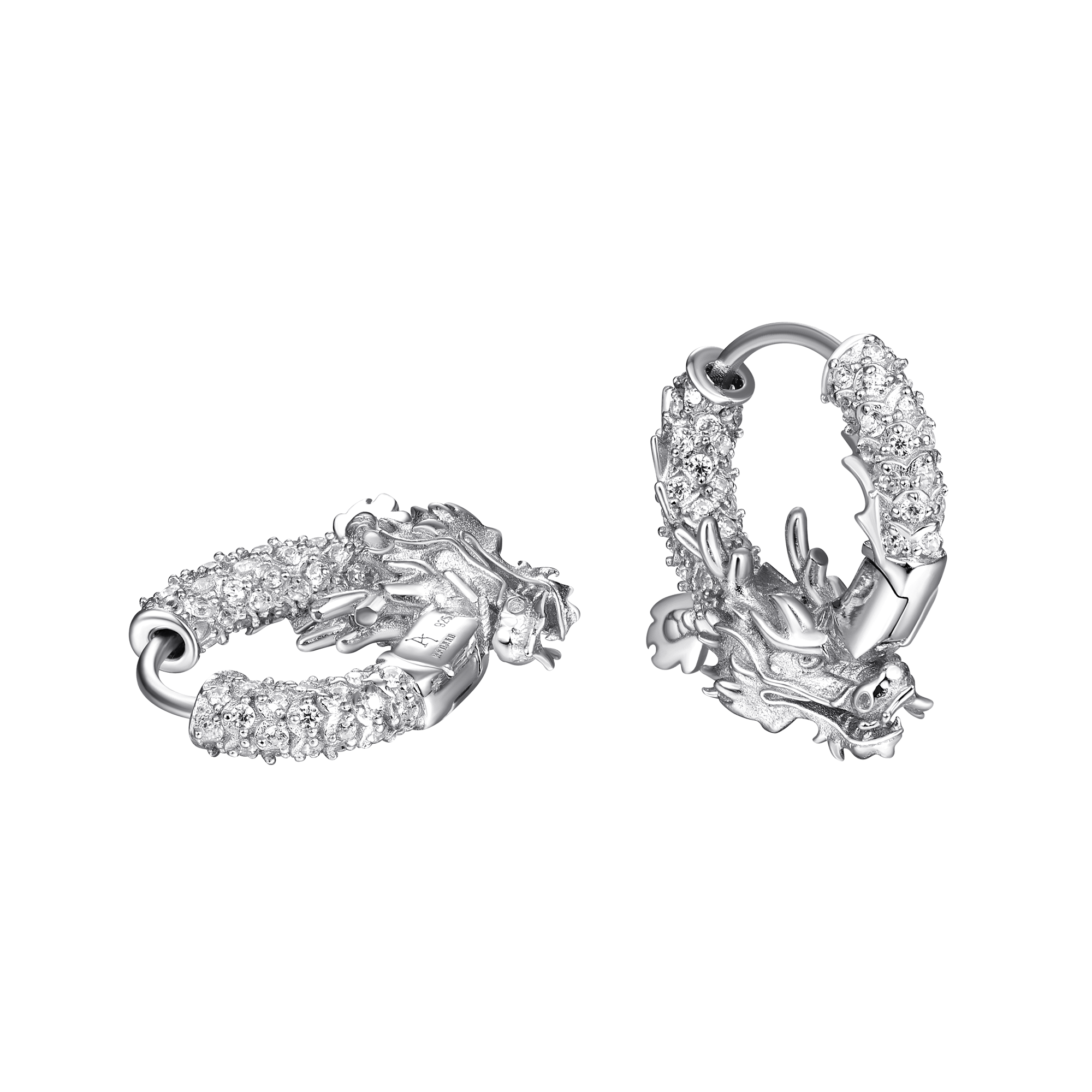 WONG Dragon Hoop Earring