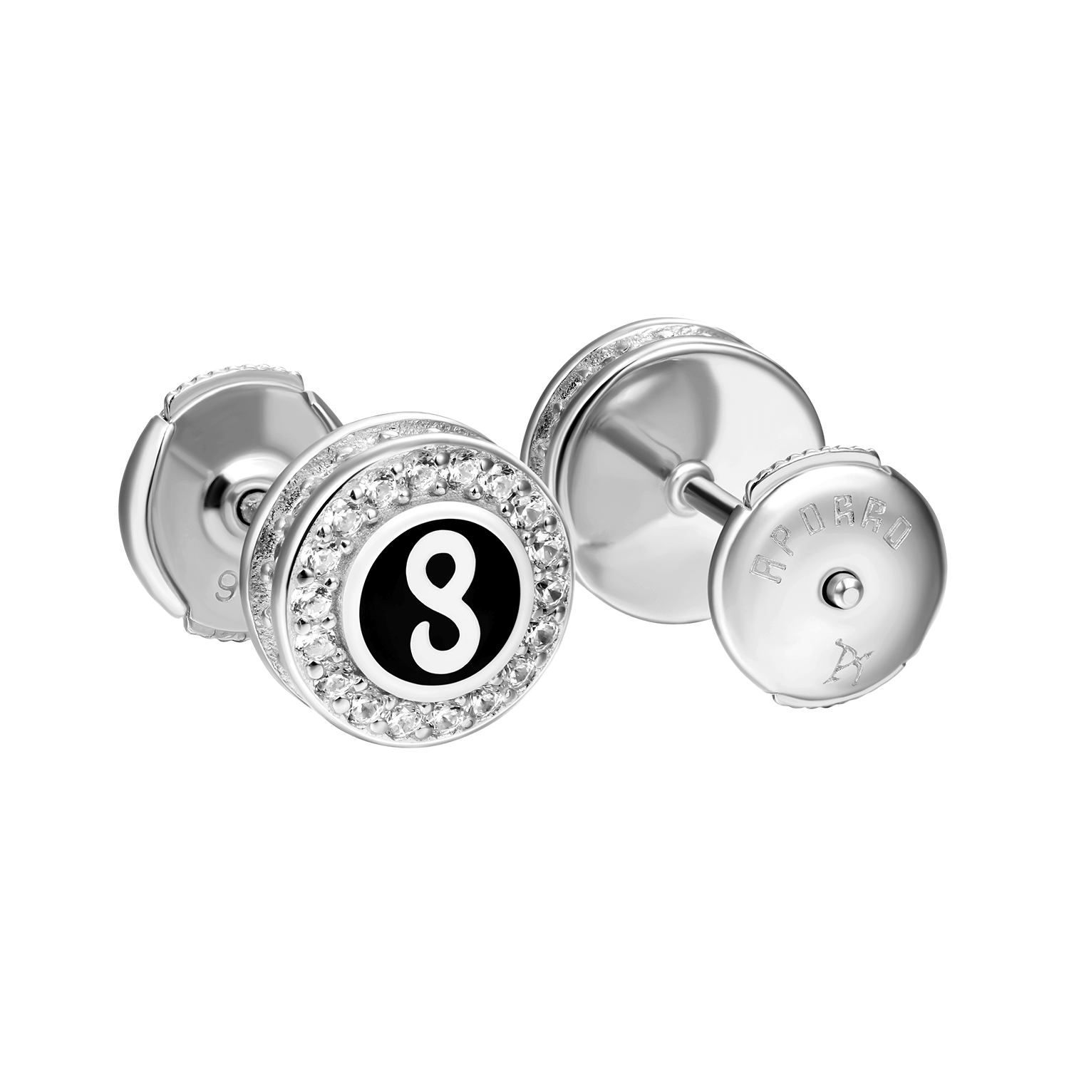 Infinity Stud Earrings - Pair