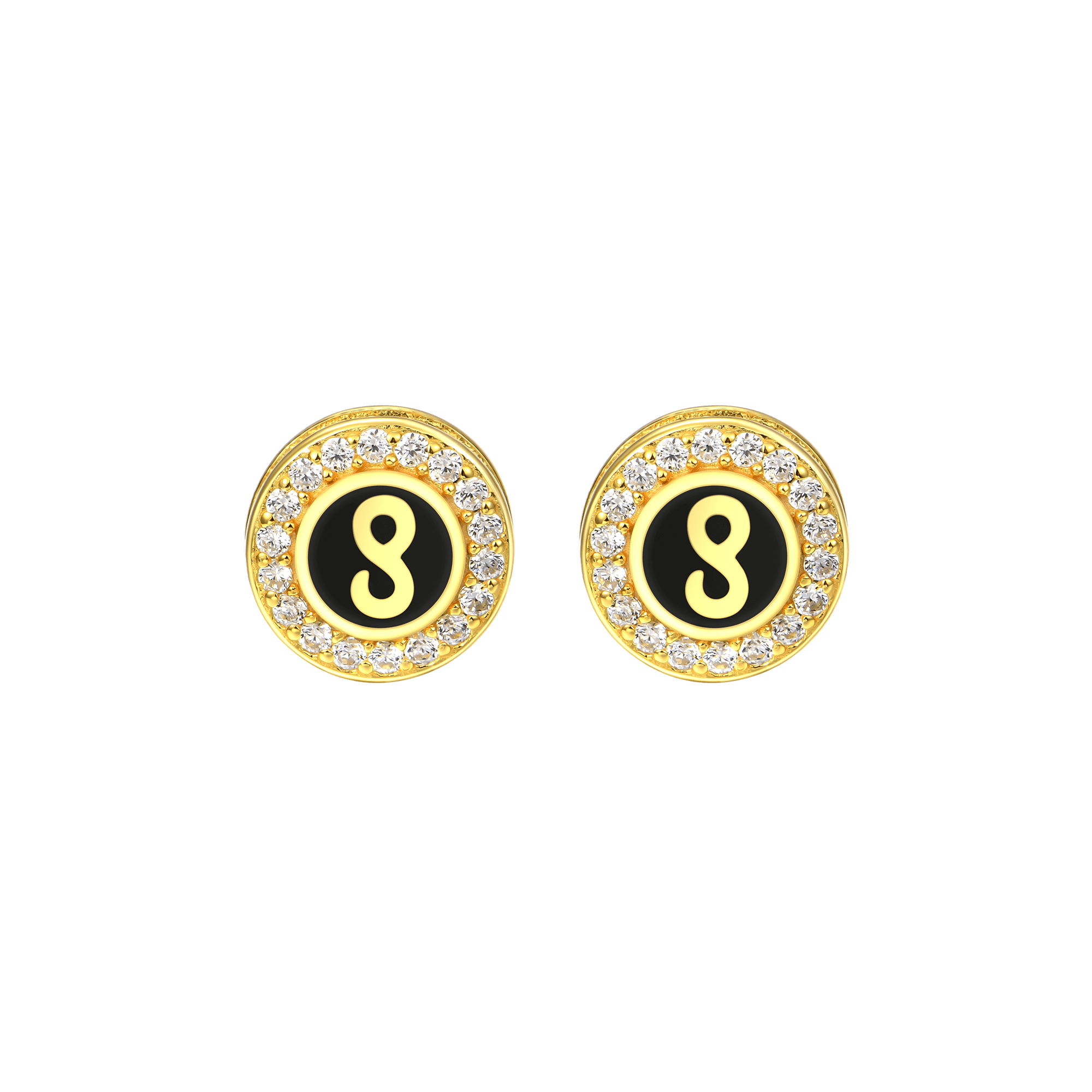 Infinity Stud Earrings - Pair