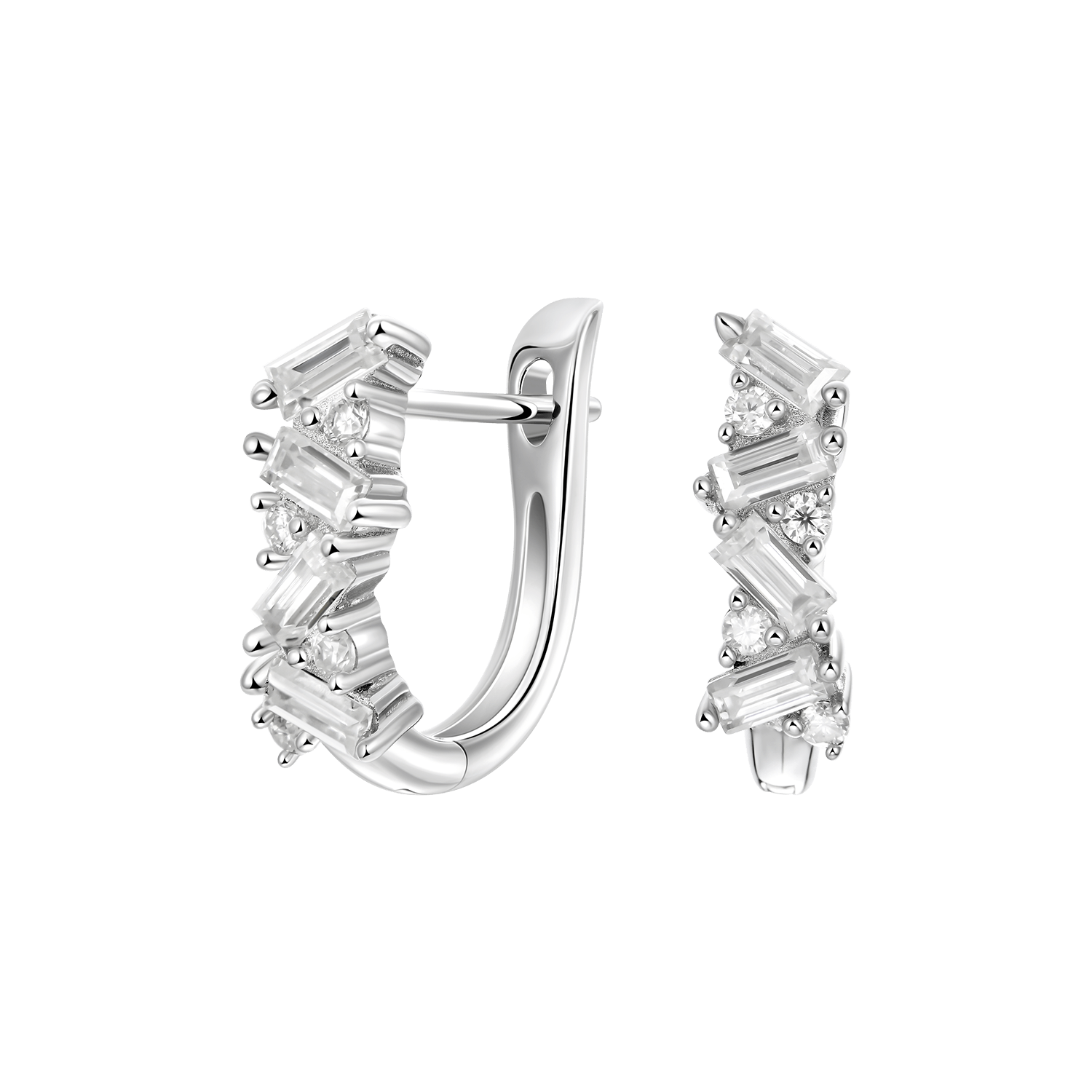 Women's Halo Hoop Earrings - Pair