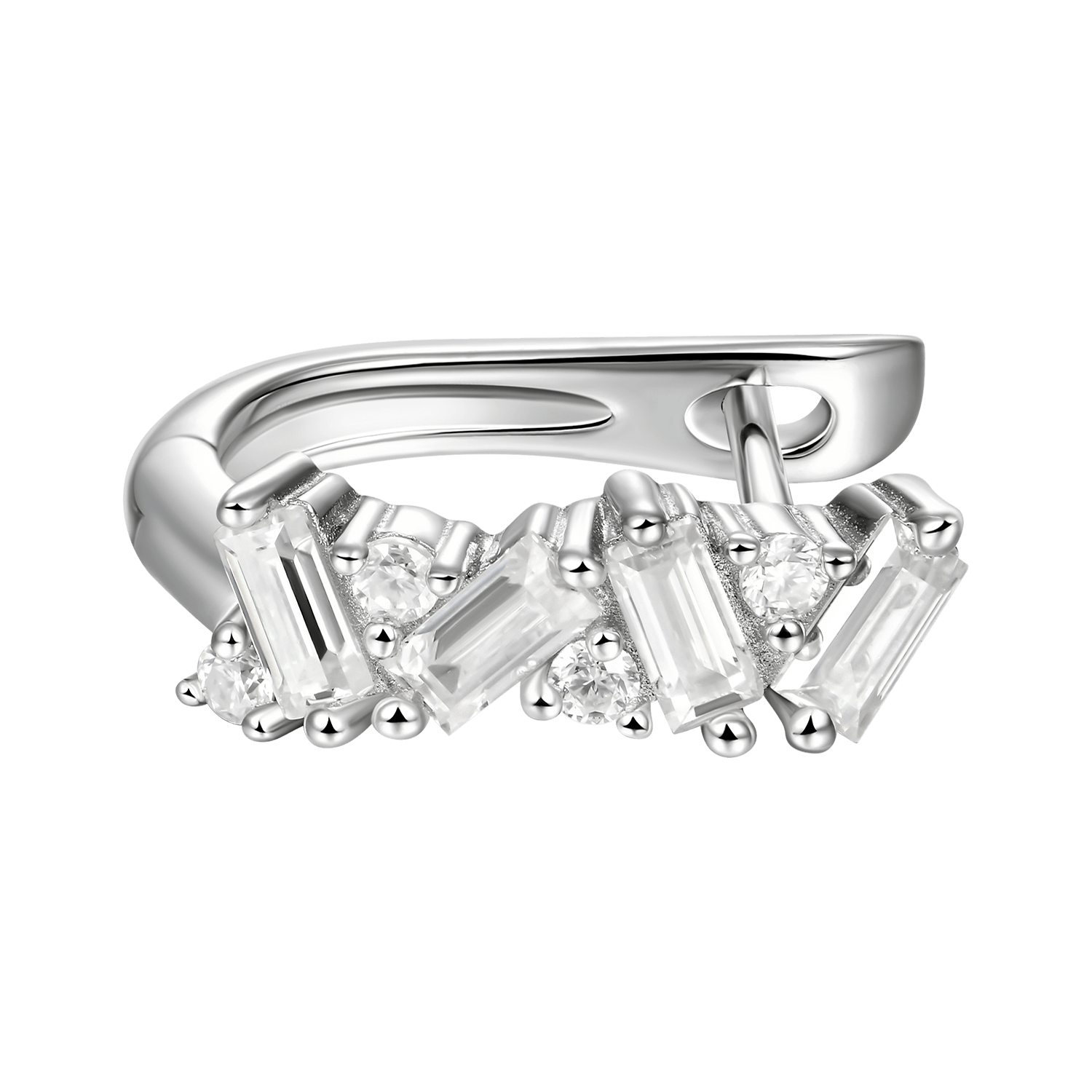 Women's Halo Hoop Earrings - Pair