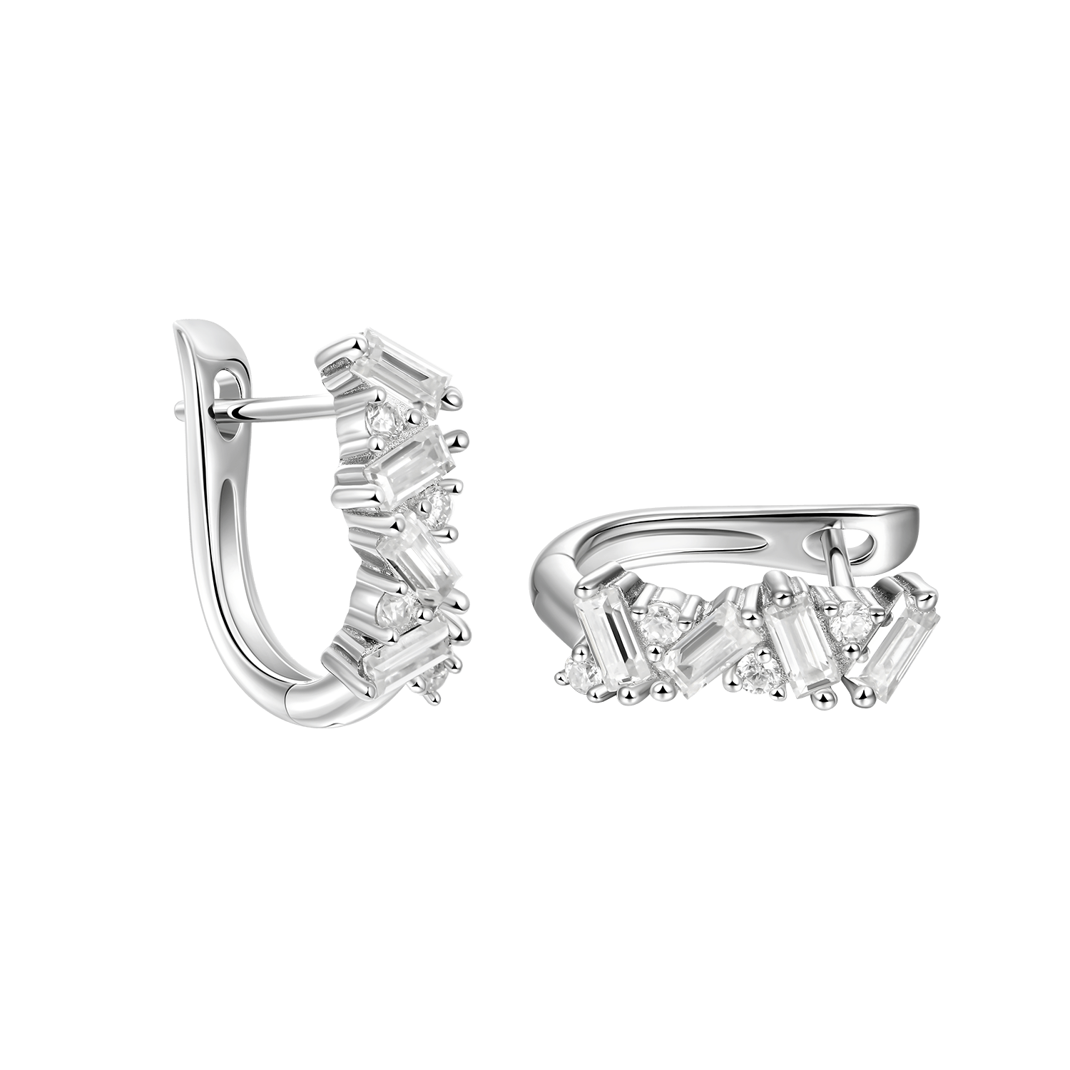Women's Halo Hoop Earrings - Pair