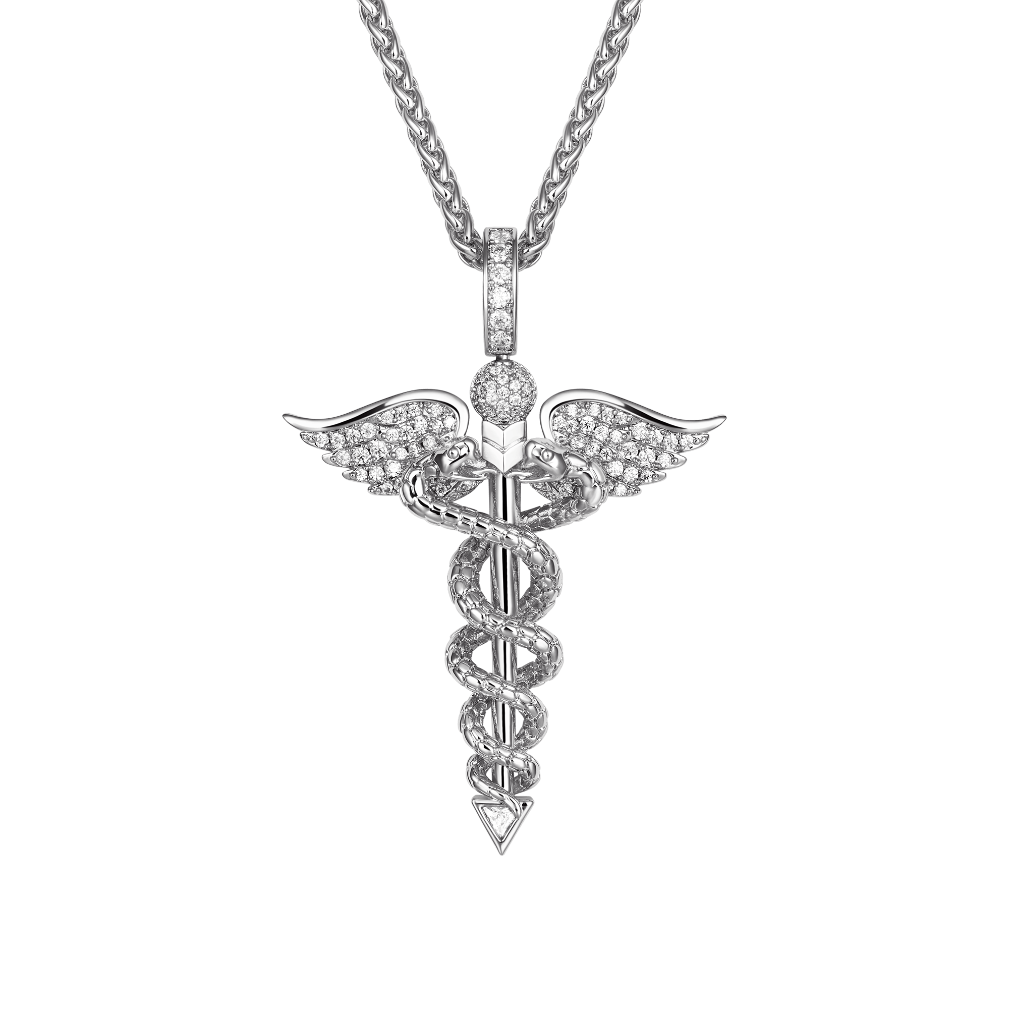 Staff of Hermes Pendant