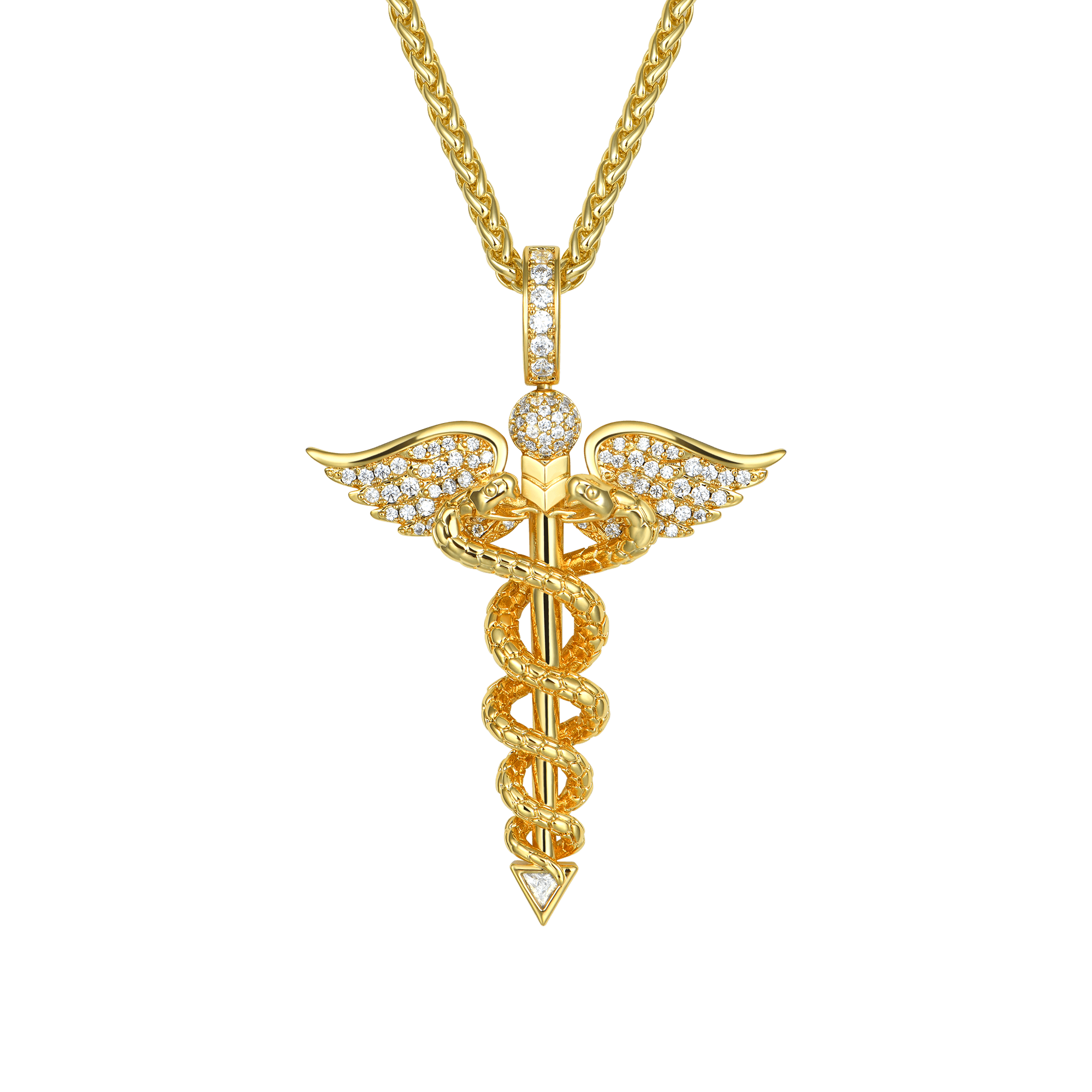 Staff of Hermes Pendant