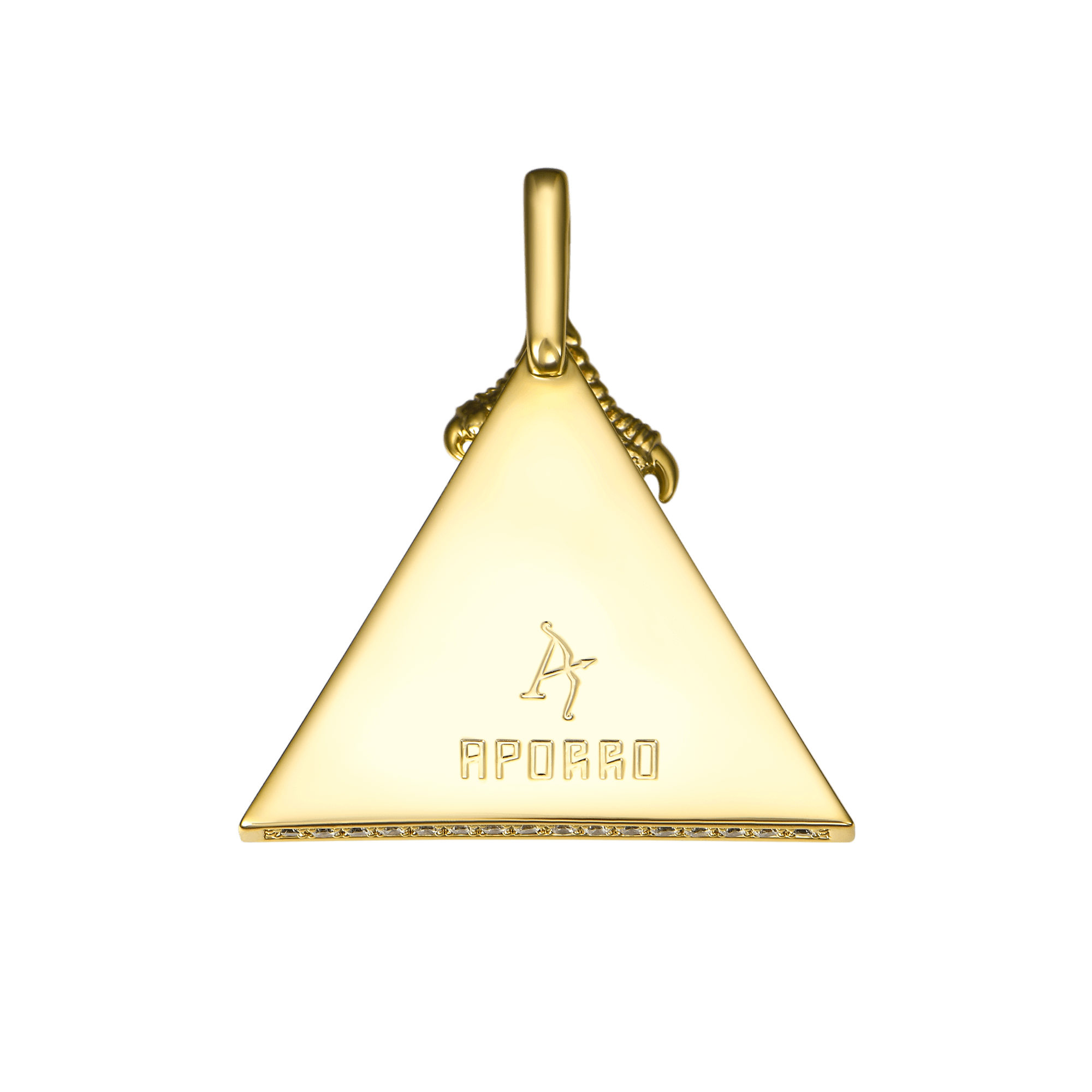 Moissanite Eye of Horus Micro Pendant