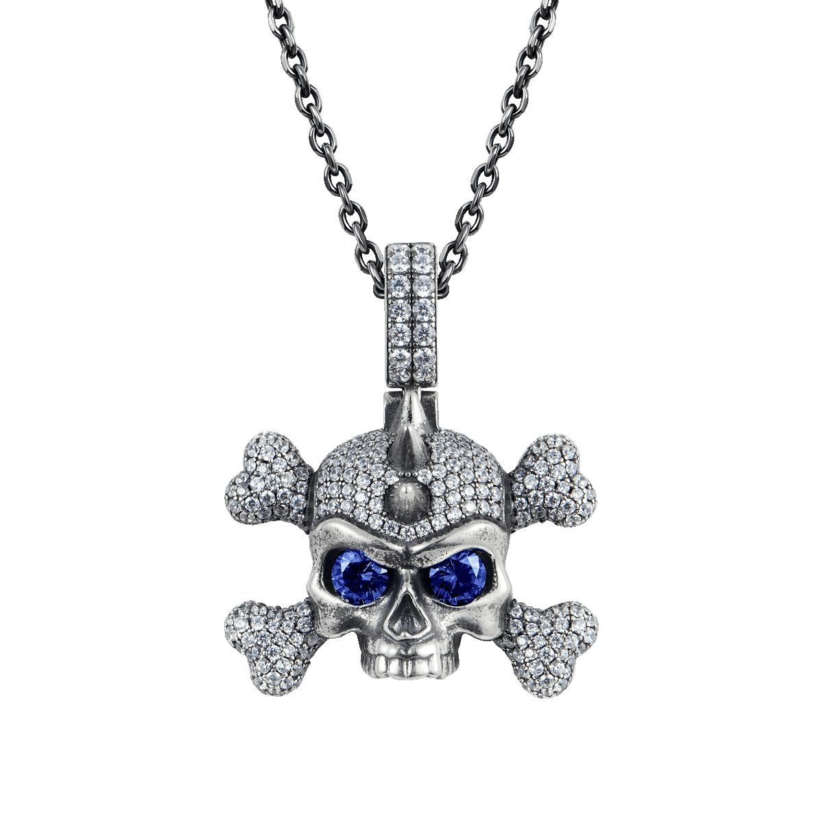X Iced Skull Pendant