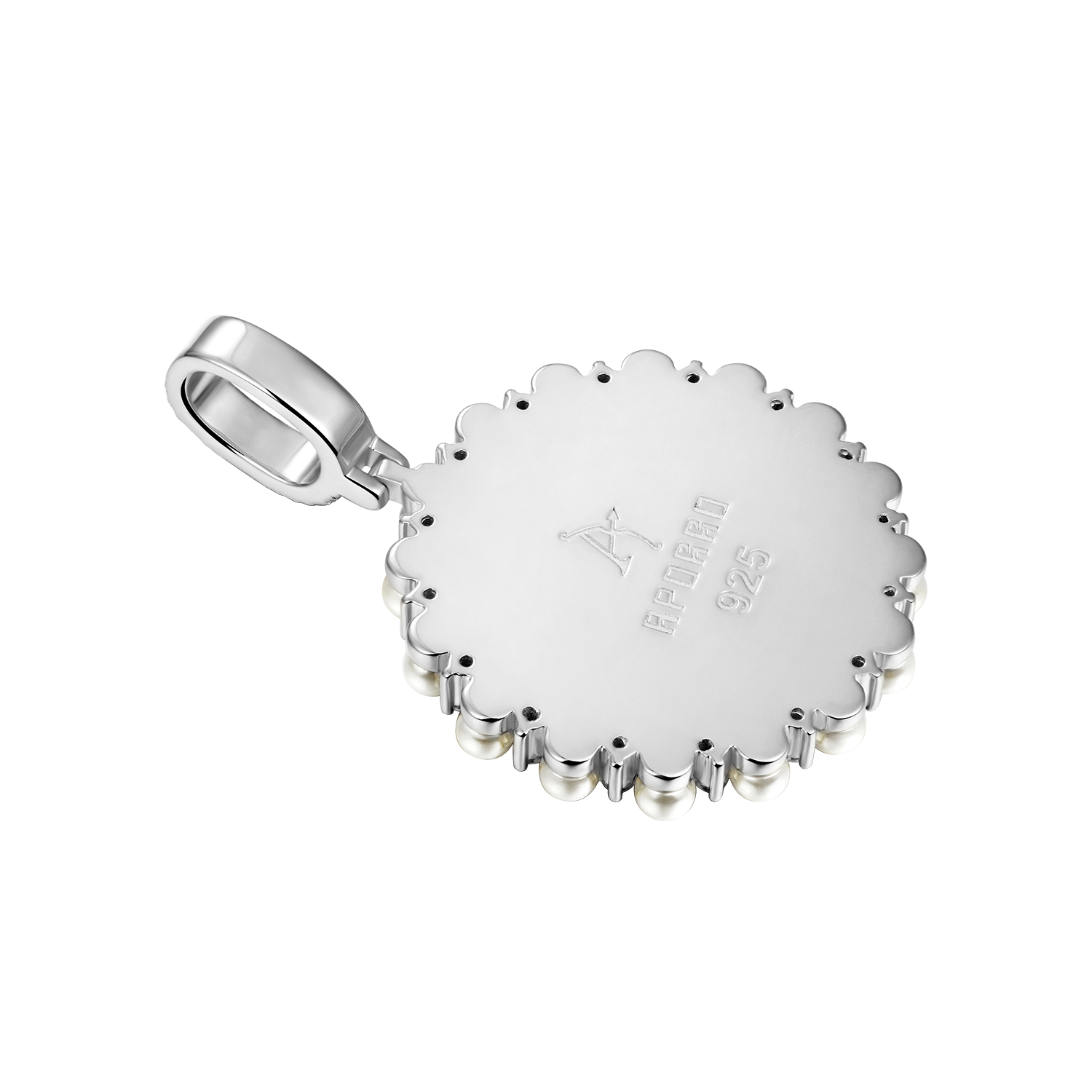 Custom Pearl Photo Pendant