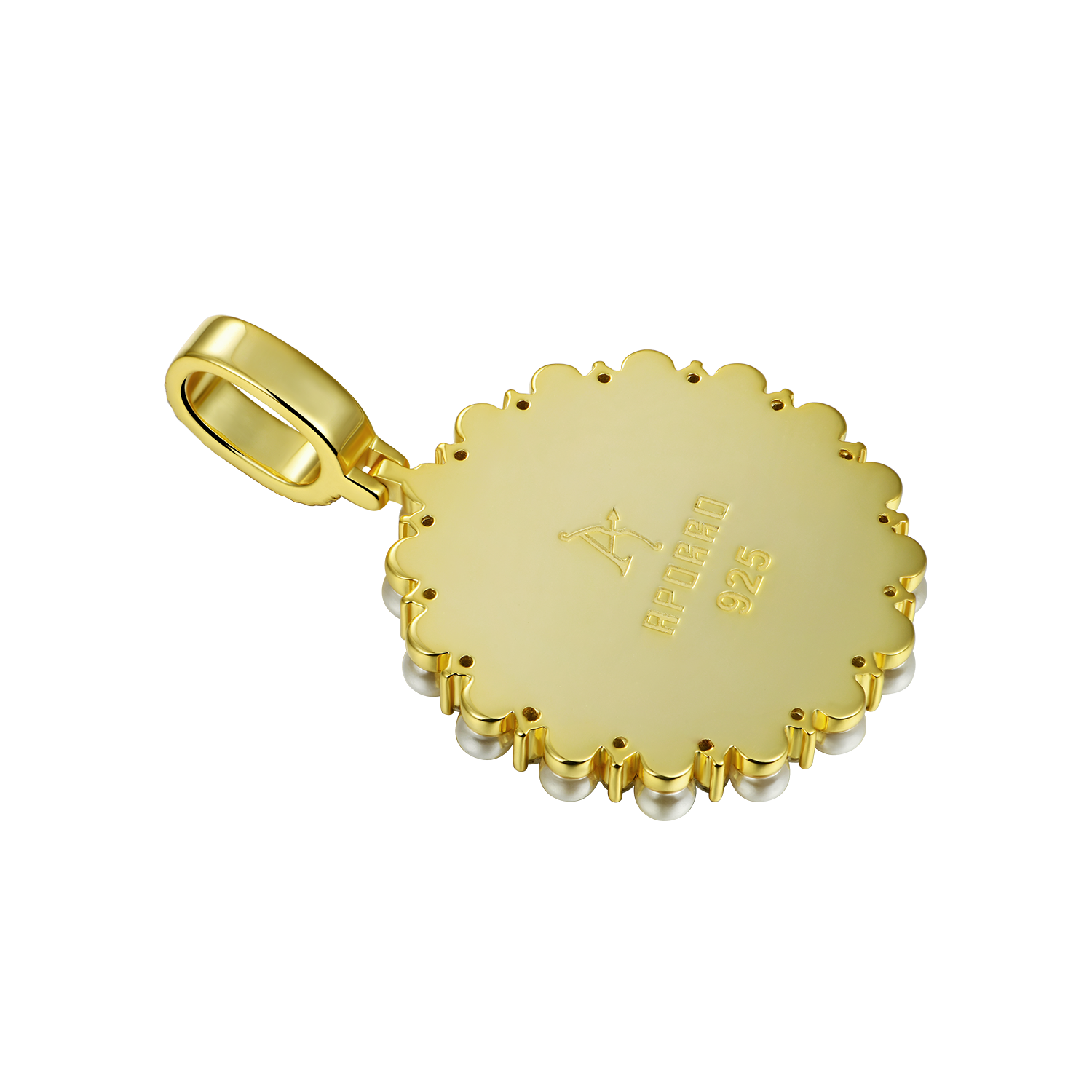 Custom Pearl Photo Pendant
