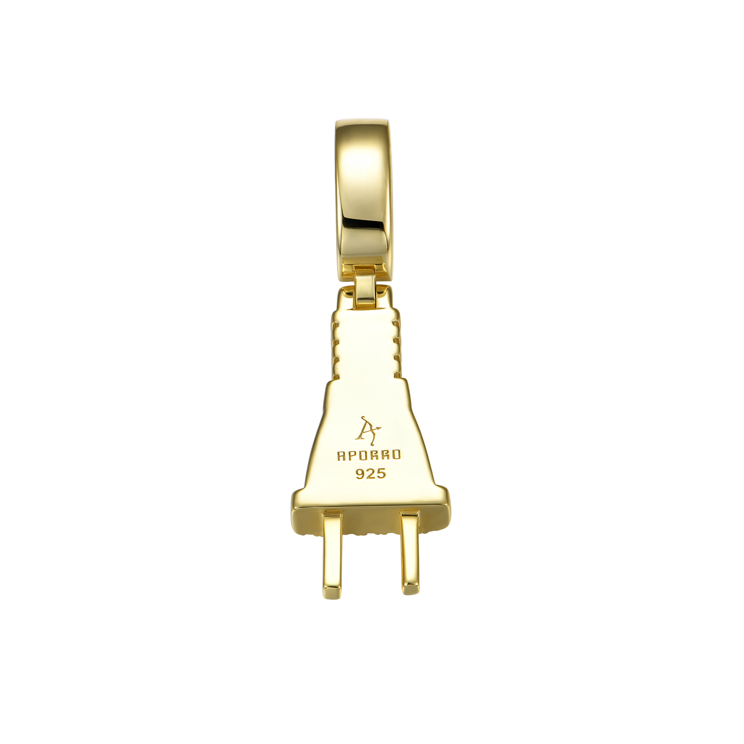 Moissanite Plug Pendant