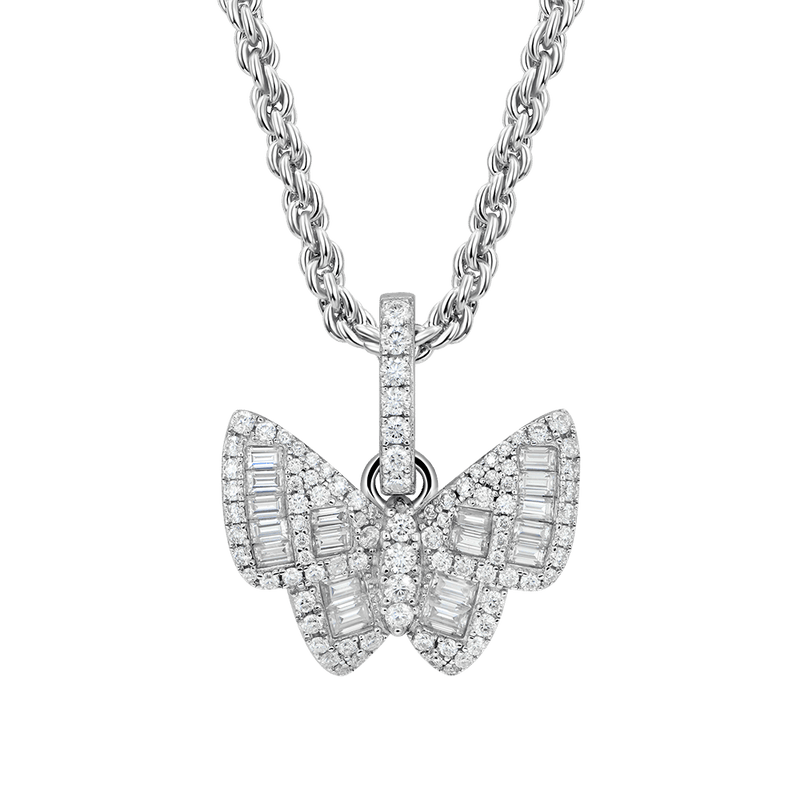 Iced Butterfly Pendant - APORRO