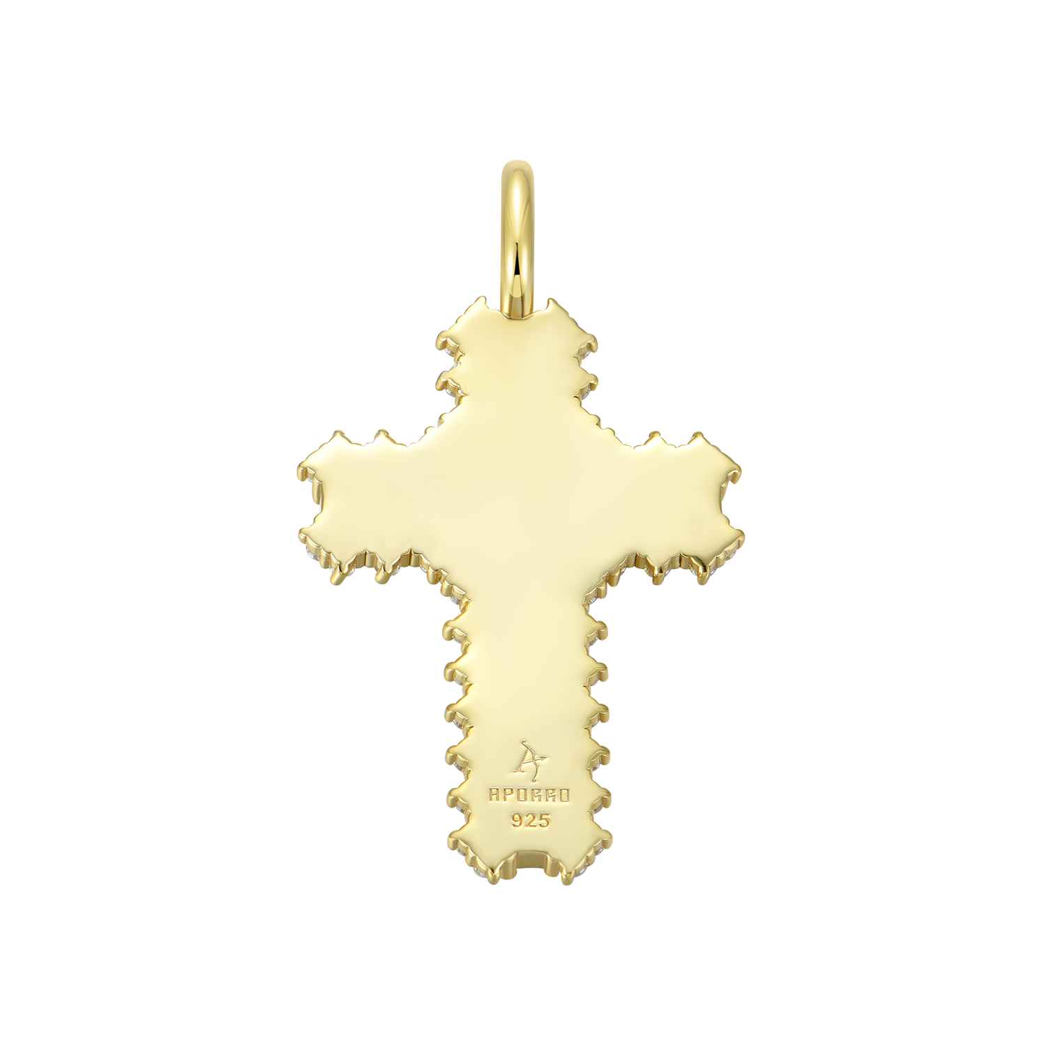 Women's Flooded Cross Pendant
