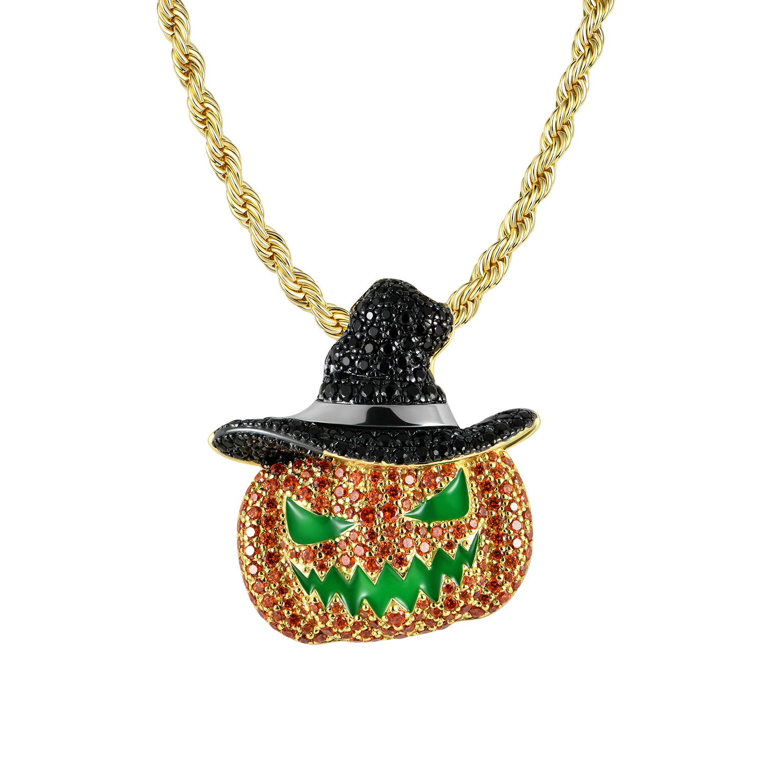 Jack O'Lantern Glowing Pendant