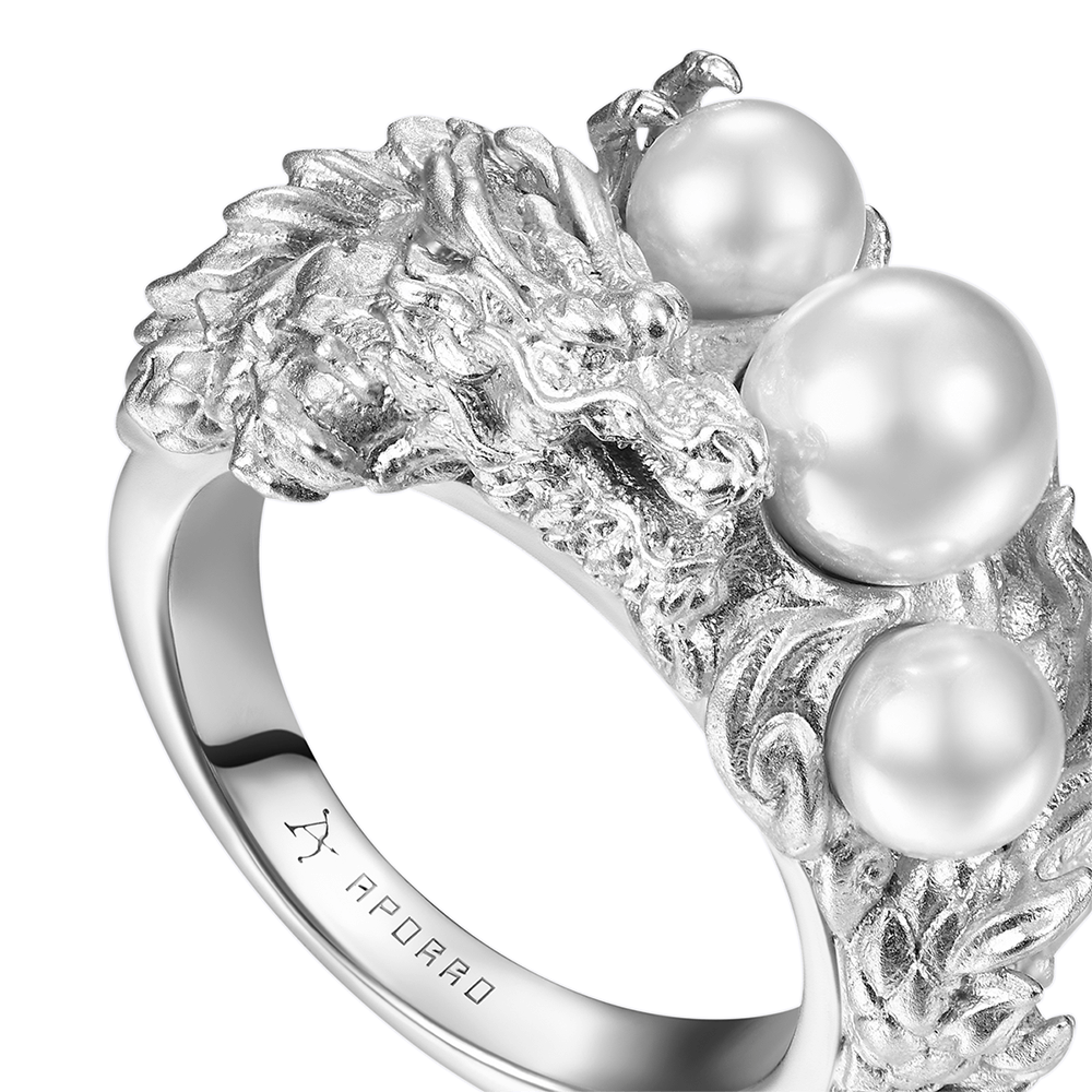 WONG Dragon Pearl Ring