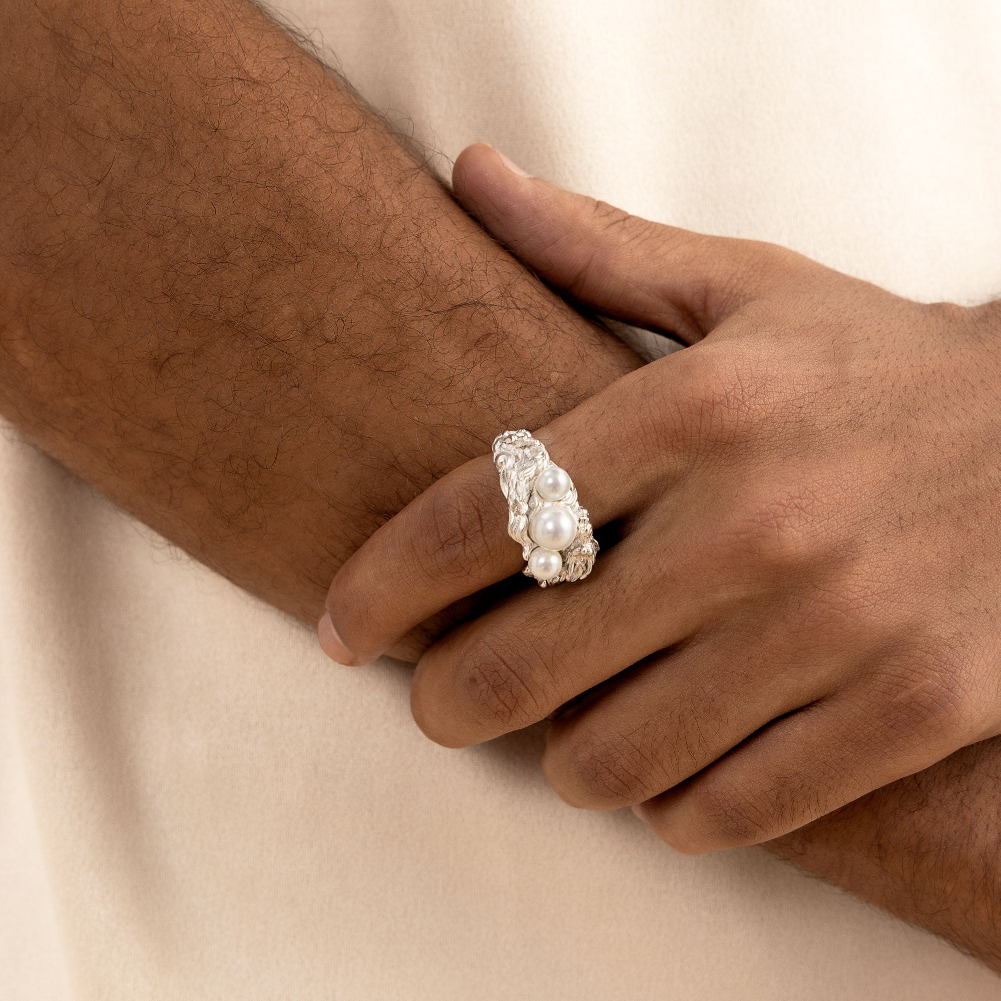 WONG Dragon Pearl Ring