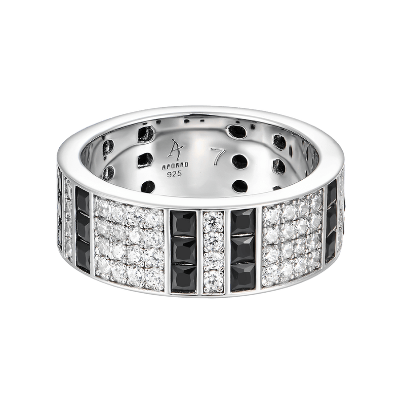 Balance Ring - 4 Rows Gems - APORRO
